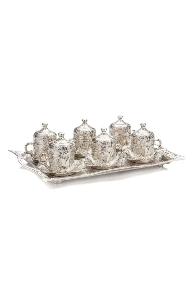 Melidia TURKISH GREEK ARABIC COFFE EXPRESSO SET FOR 6 - Image 2