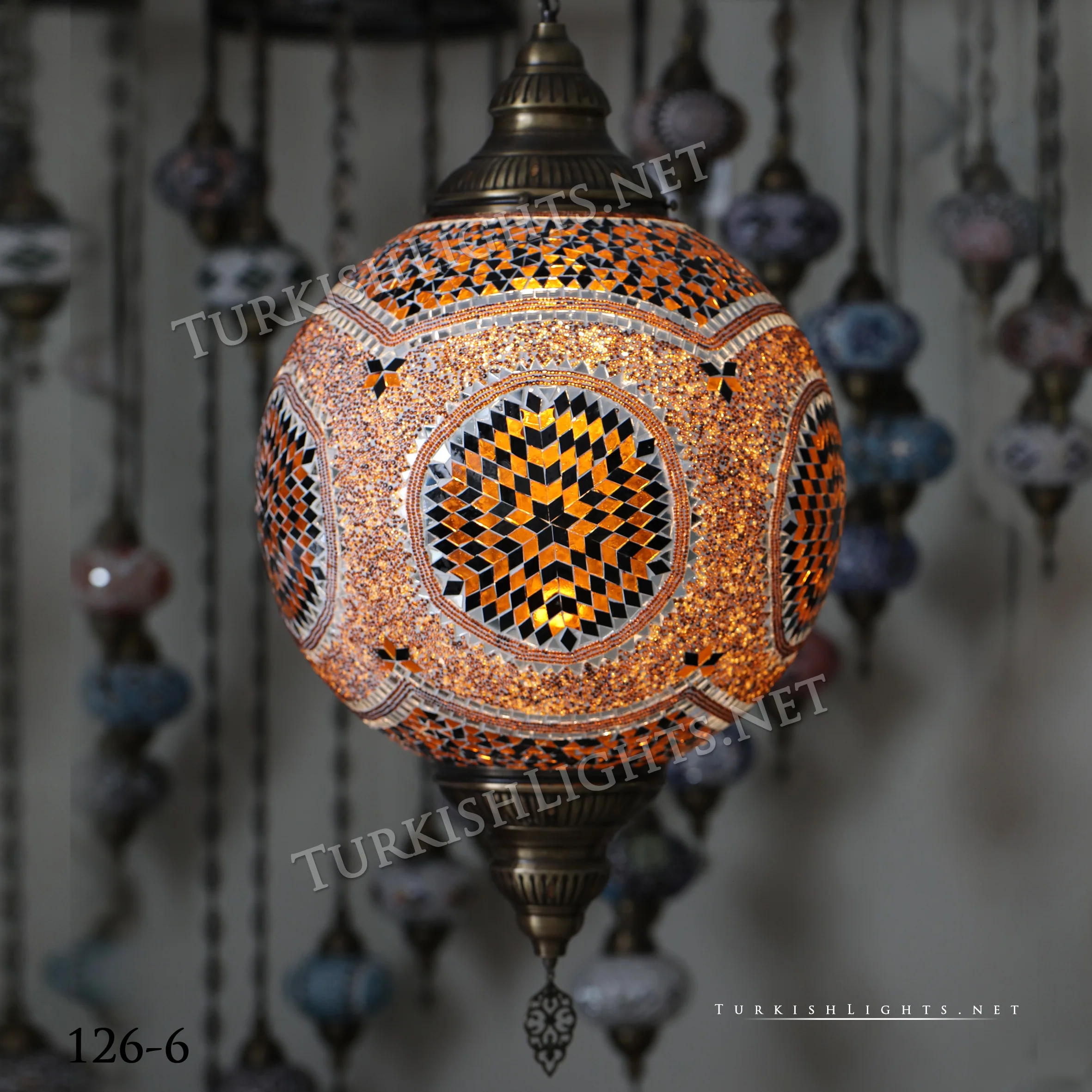 Hanging Lamps with 20" Globe