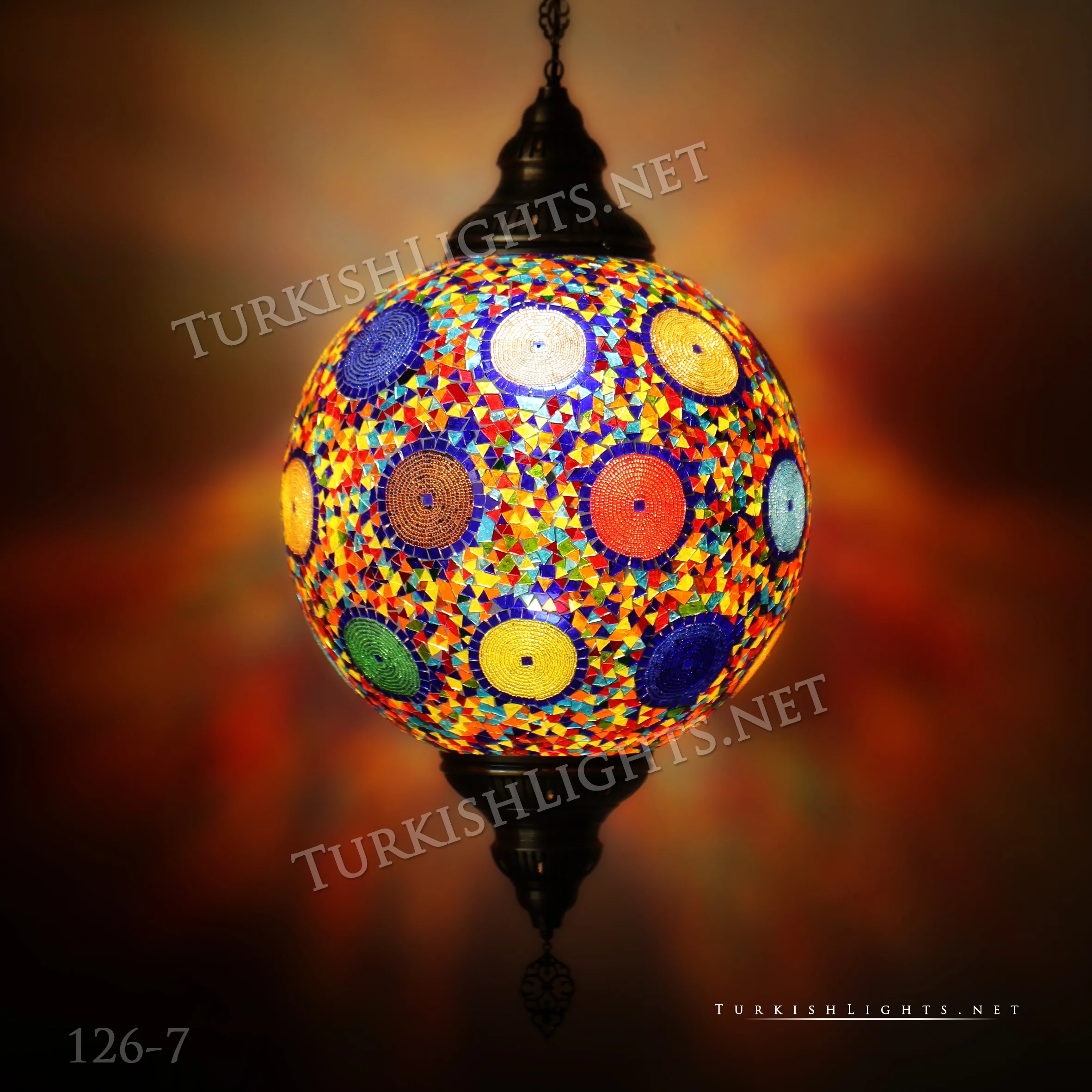 Hanging Lamps with 20" Globe - Image 3