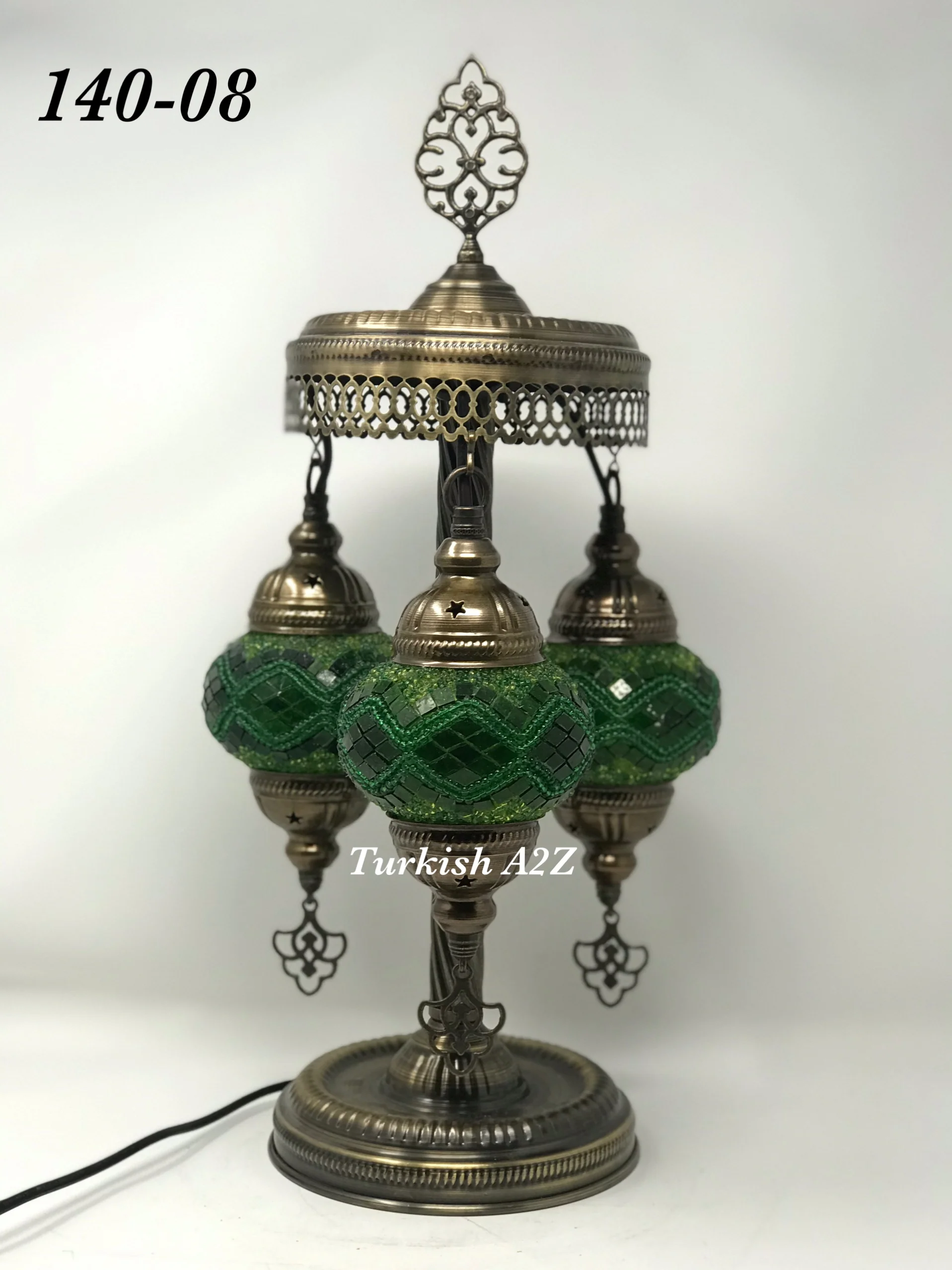 Turkish Mosaic Short Floor/Table lamp With Small Globes, ID:140 - Image 23