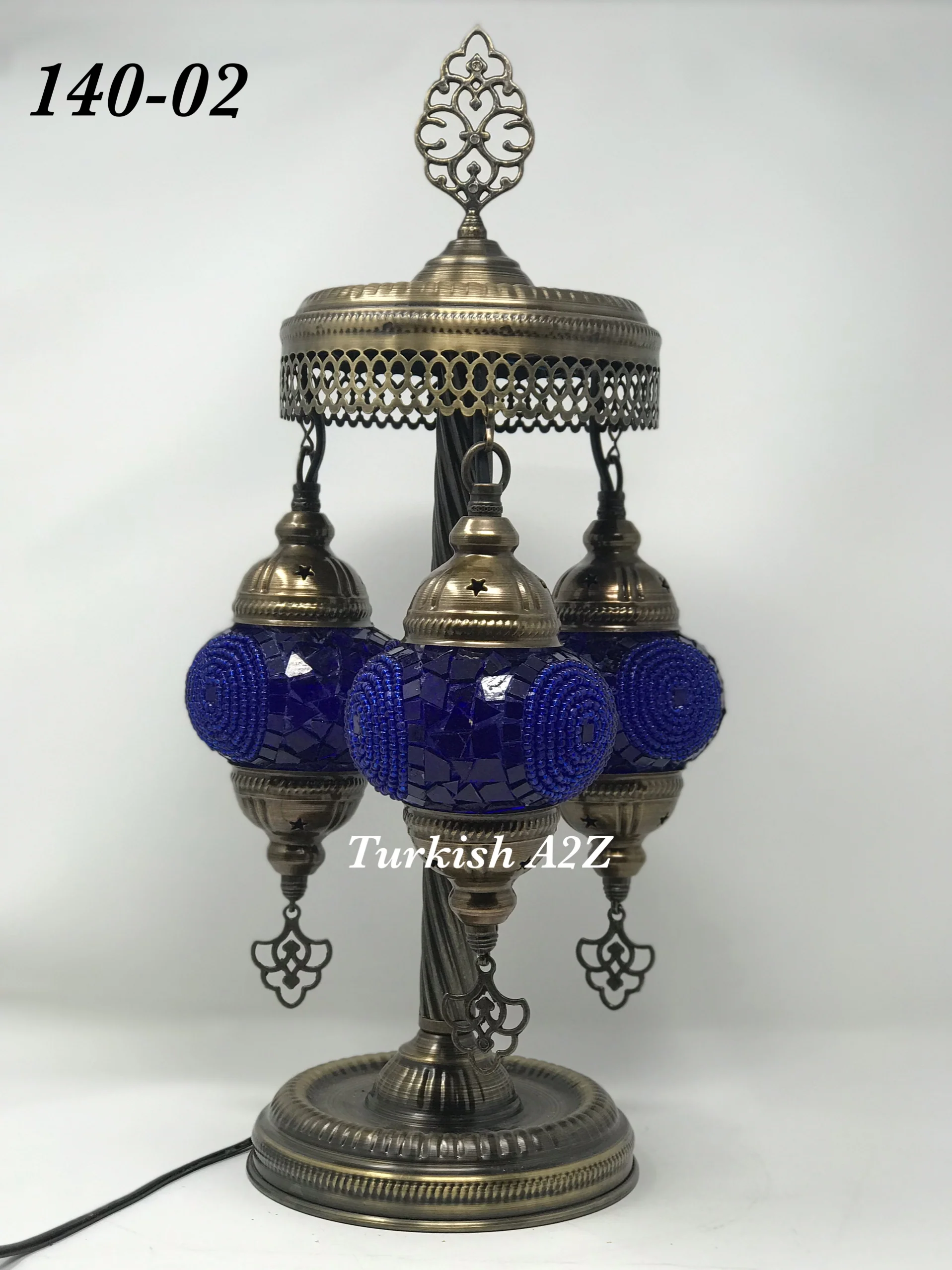 Turkish Mosaic Short Floor/Table lamp With Small Globes, ID:140 - Image 7
