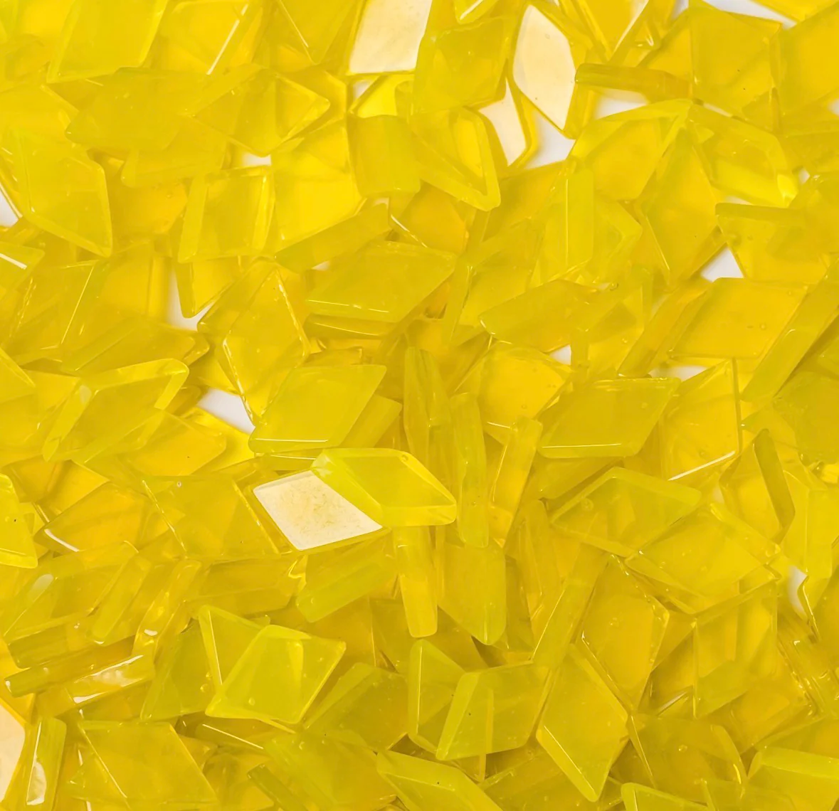 DIY Handcut Turkish Mosaic Glass Pieces - Diamond Shapes (100g Pack) - Image 11