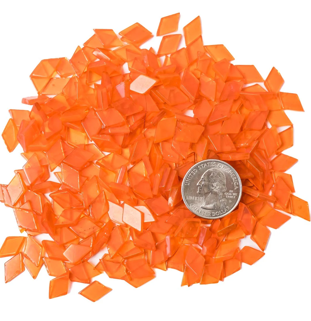 DIY Handcut Turkish Mosaic Glass Pieces - Diamond Shapes (100g Pack) - Image 12
