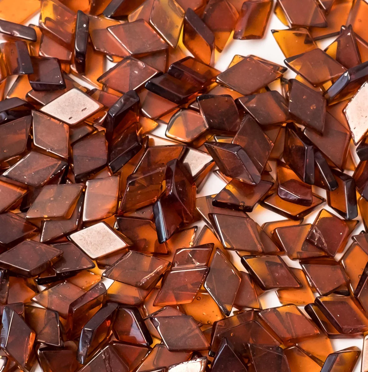 DIY Handcut Turkish Mosaic Glass Pieces - Diamond Shapes (100g Pack) - Image 13