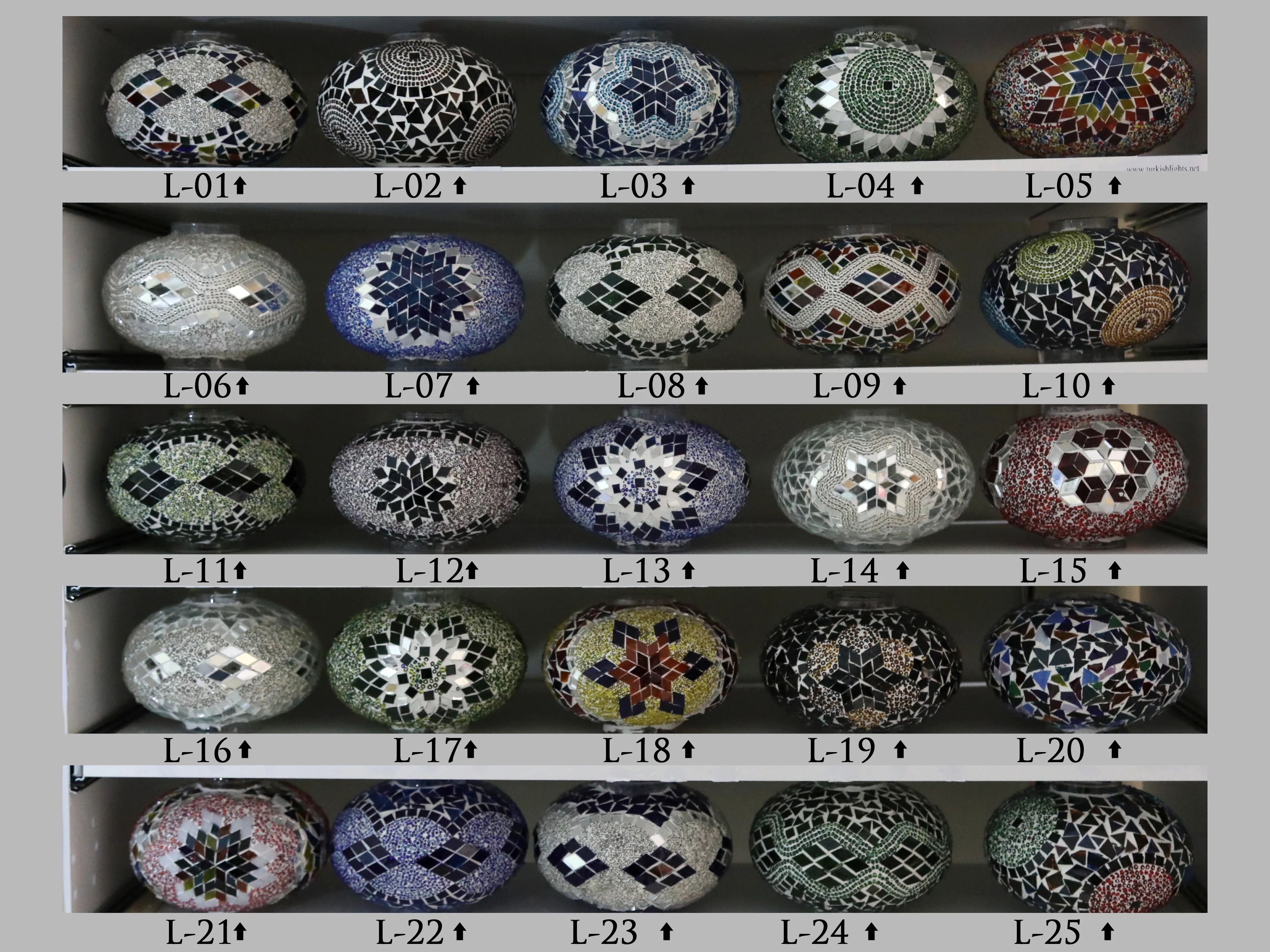 7 Ball Turkish Mosaic Chandelier - Water Drop Design with Large Globes, ID: H7L-05 - Image 12