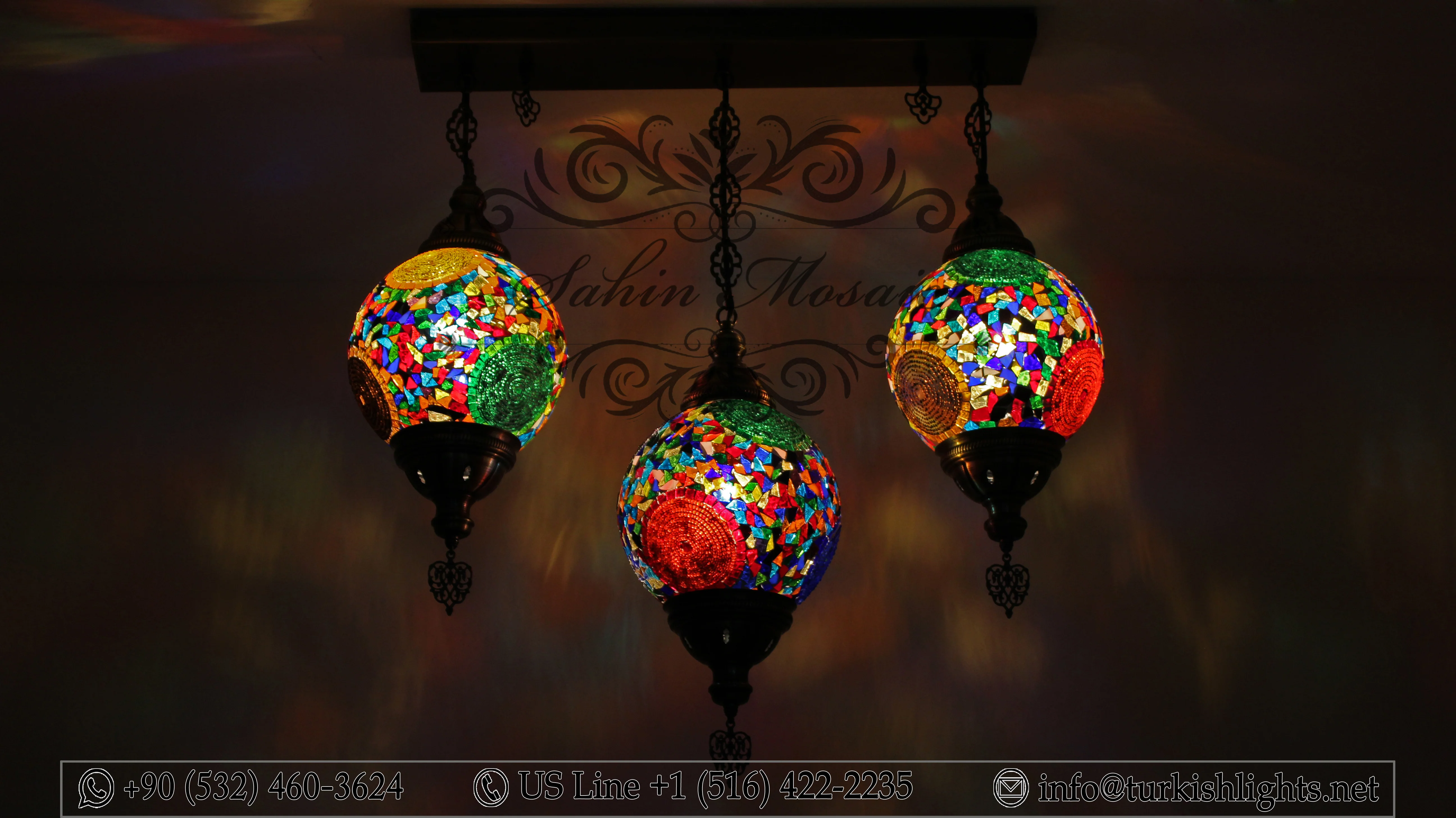 Kitchen Pendant With 3 (20 cm ) Ball Poruduct ID: 109