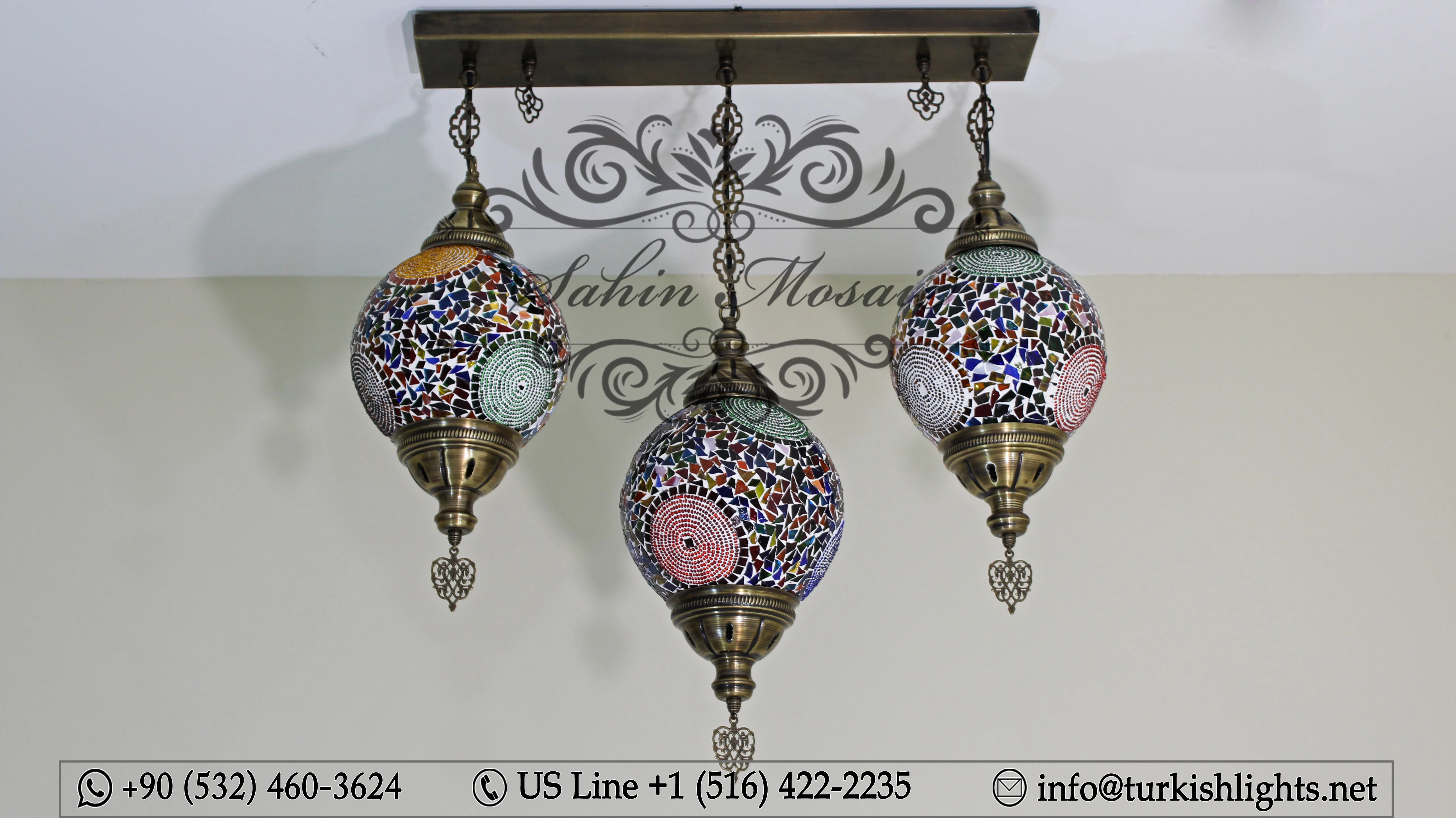 Kitchen Pendant With 3 (20 cm ) Ball Poruduct ID: 109 - Image 2