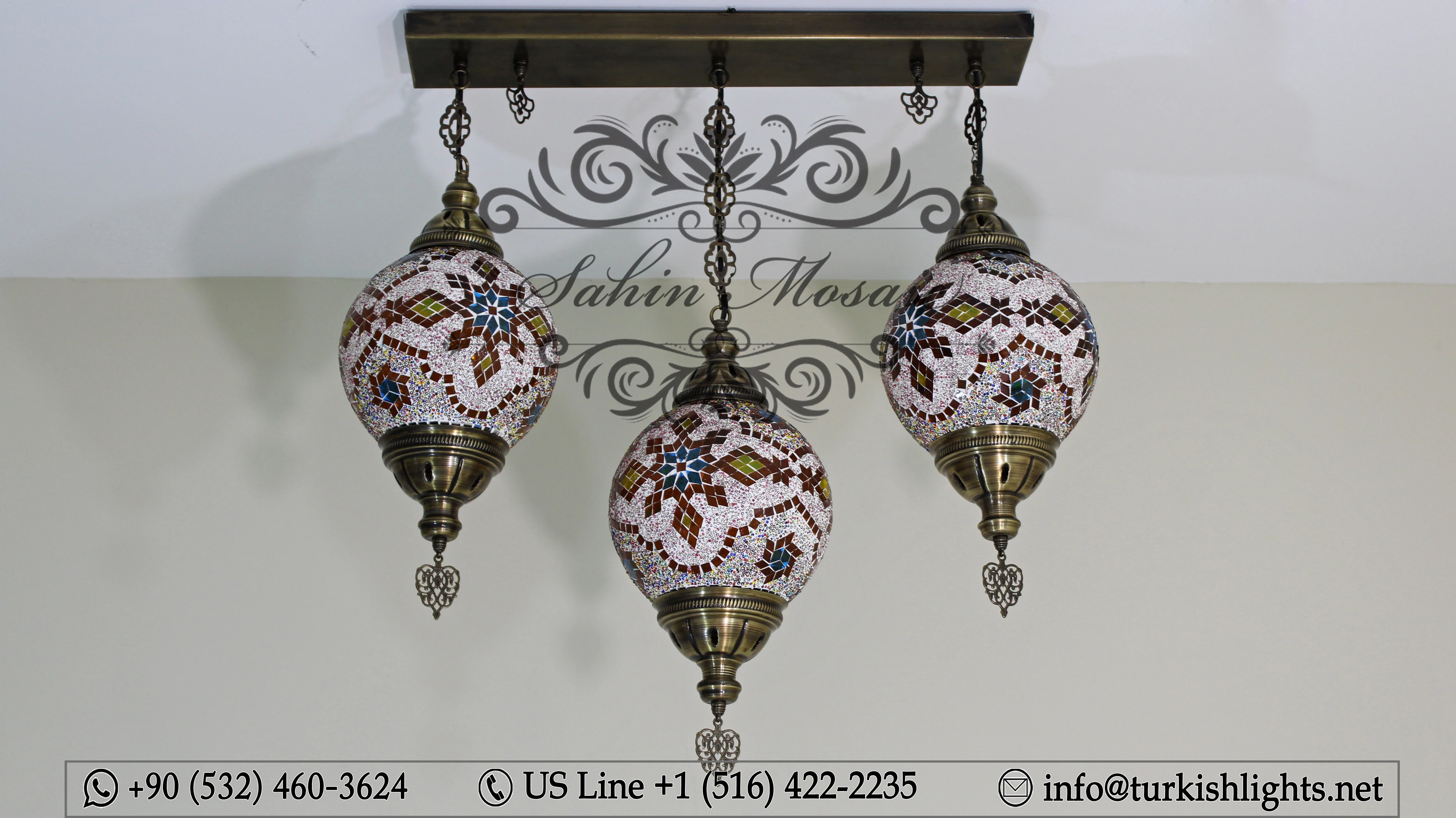 Kitchen Pendant With 3 (20 cm ) Ball Poruduct ID: 109 - Image 4