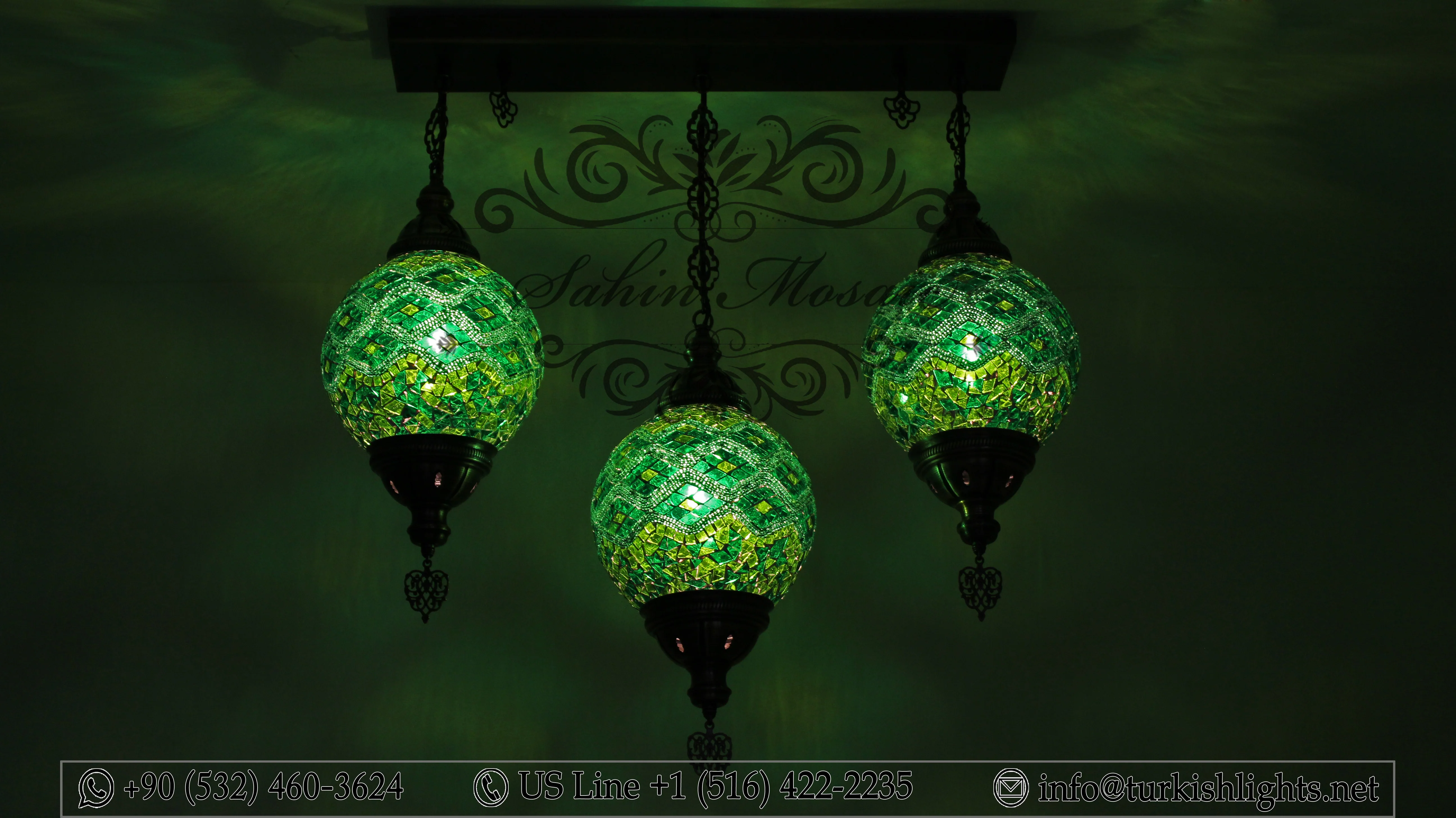 Kitchen Pendant With 3 (20 cm ) Ball Poruduct ID: 109 - Image 5