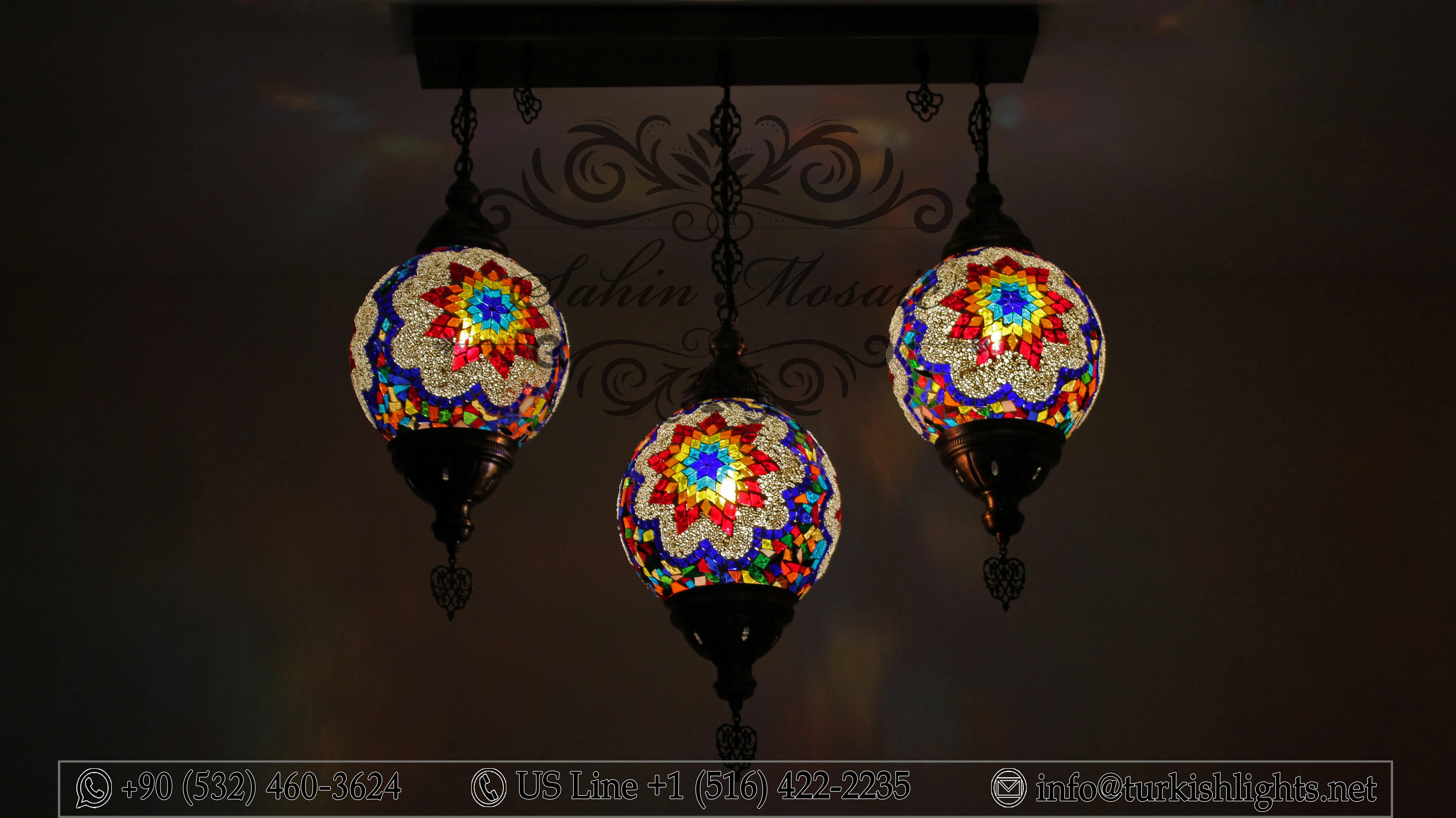 Kitchen Pendant With 3 (20 cm ) Ball Poruduct ID: 109 - Image 7