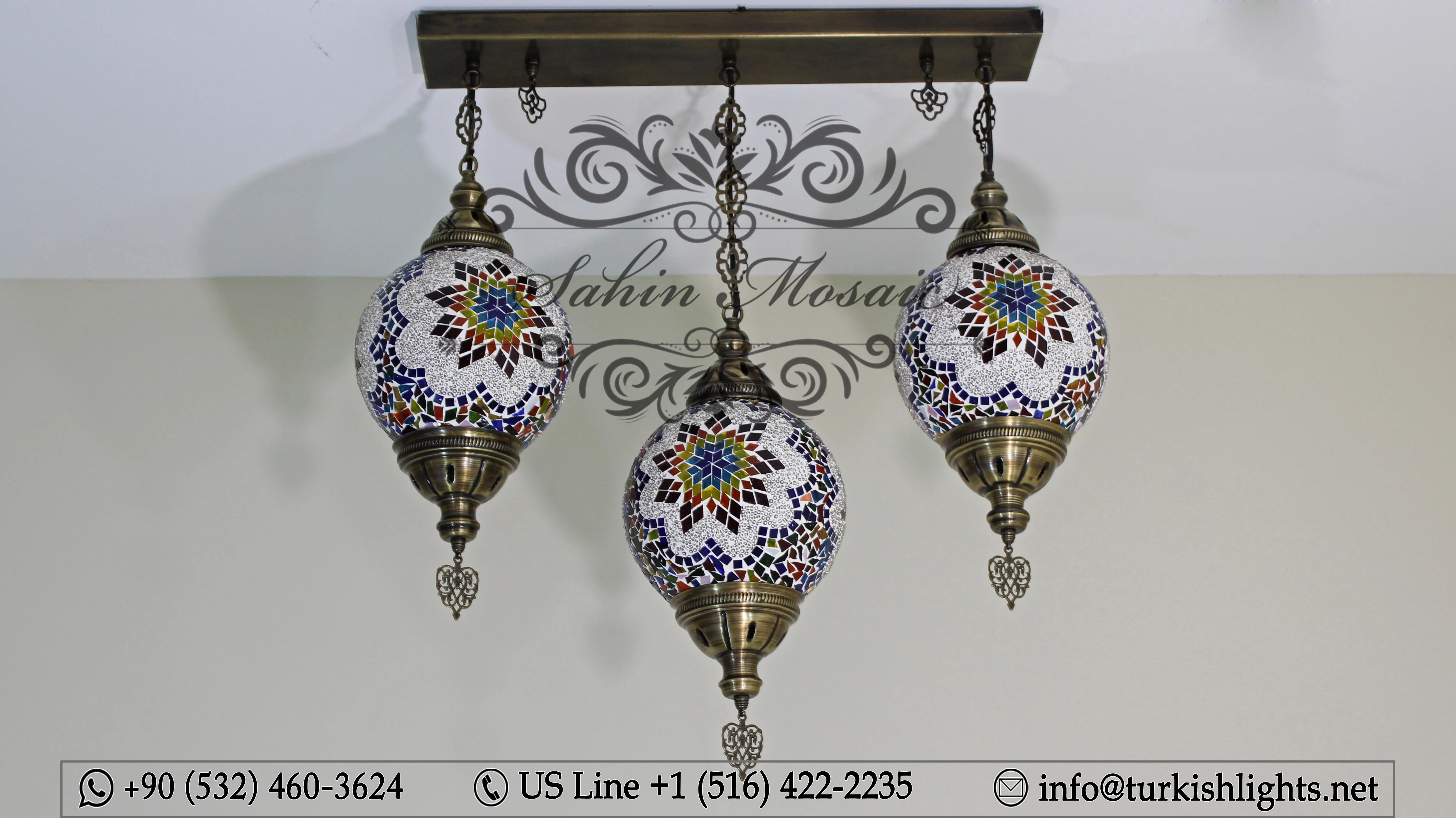 Kitchen Pendant With 3 (20 cm ) Ball Poruduct ID: 109 - Image 8