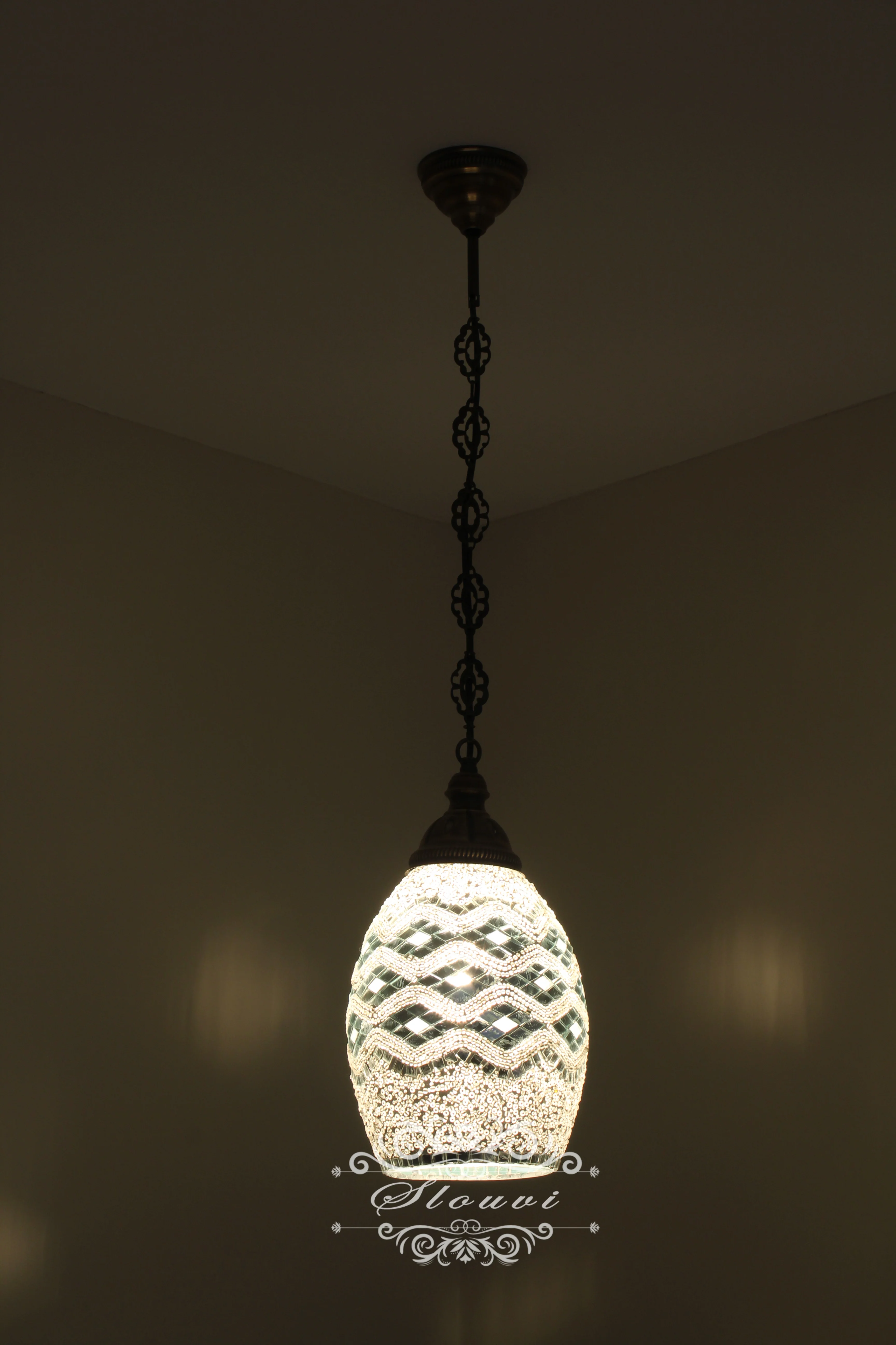 Turkish Mosaic Kitchen Island Pendant ID: KIP10327 - Image 3