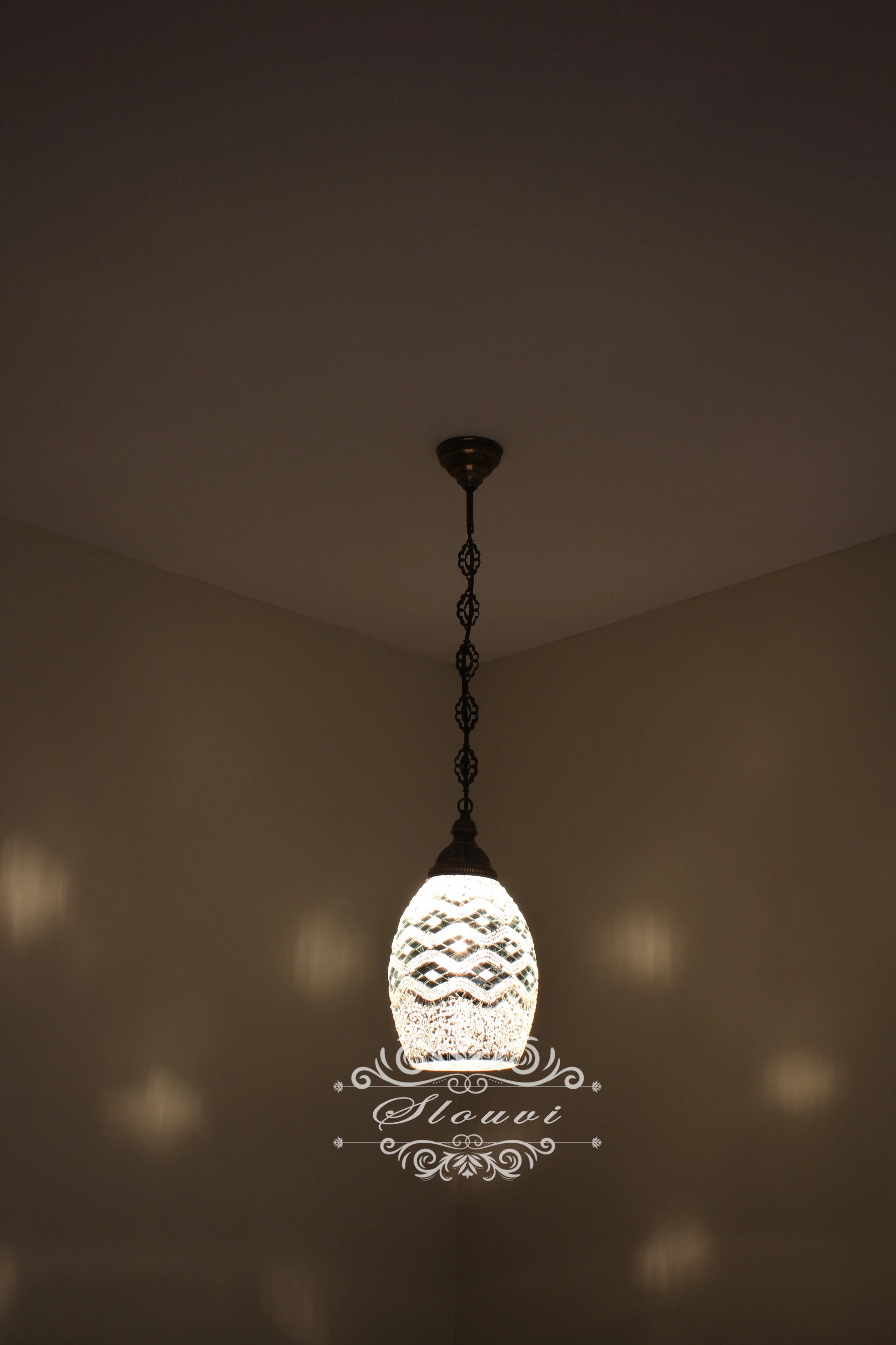 Turkish Mosaic Kitchen Island Pendant ID: KIP10327 - Image 4