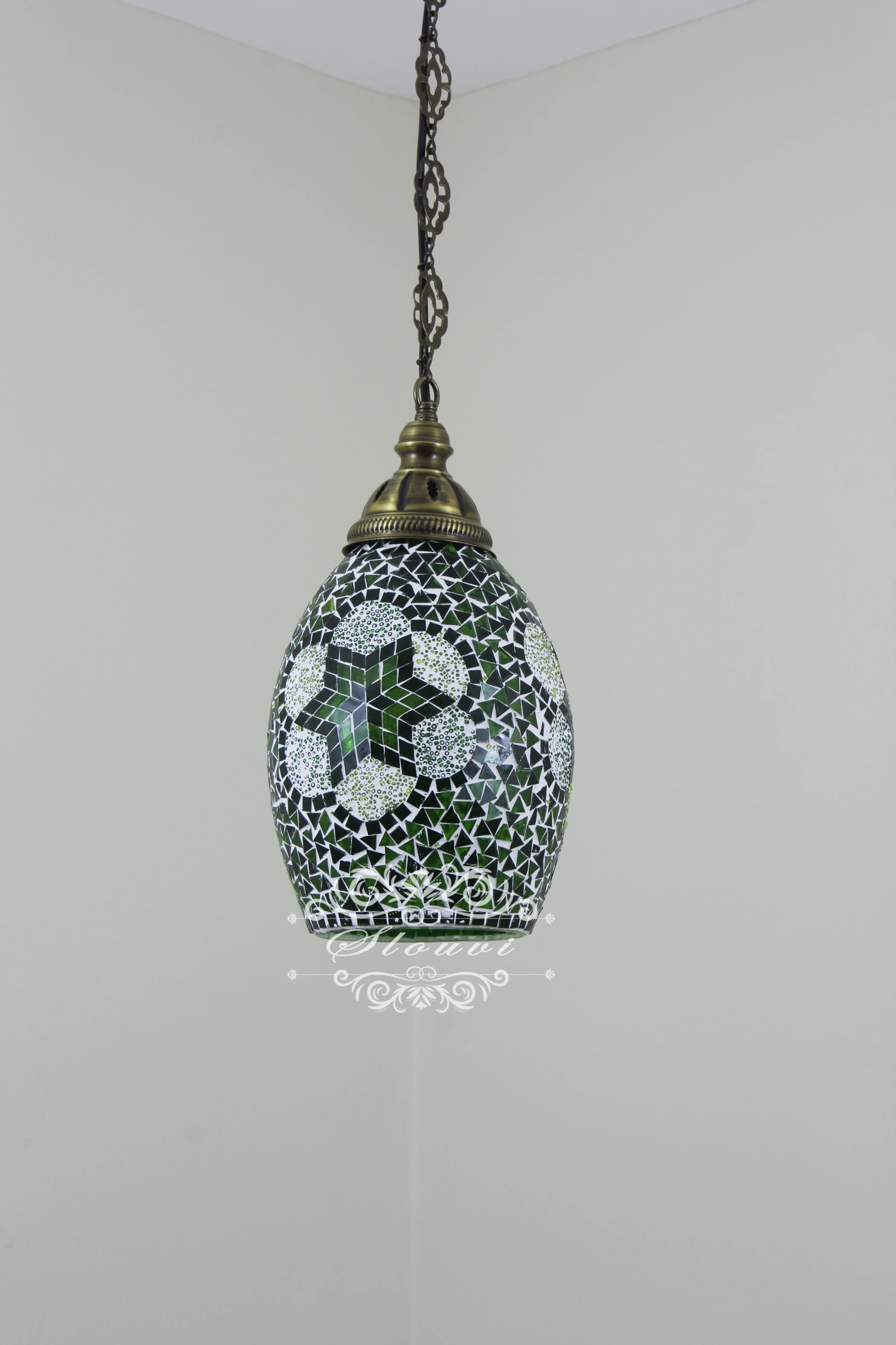 Turkish Mosaic Kitchen Island Pendant ID: KIP10332 - Image 7