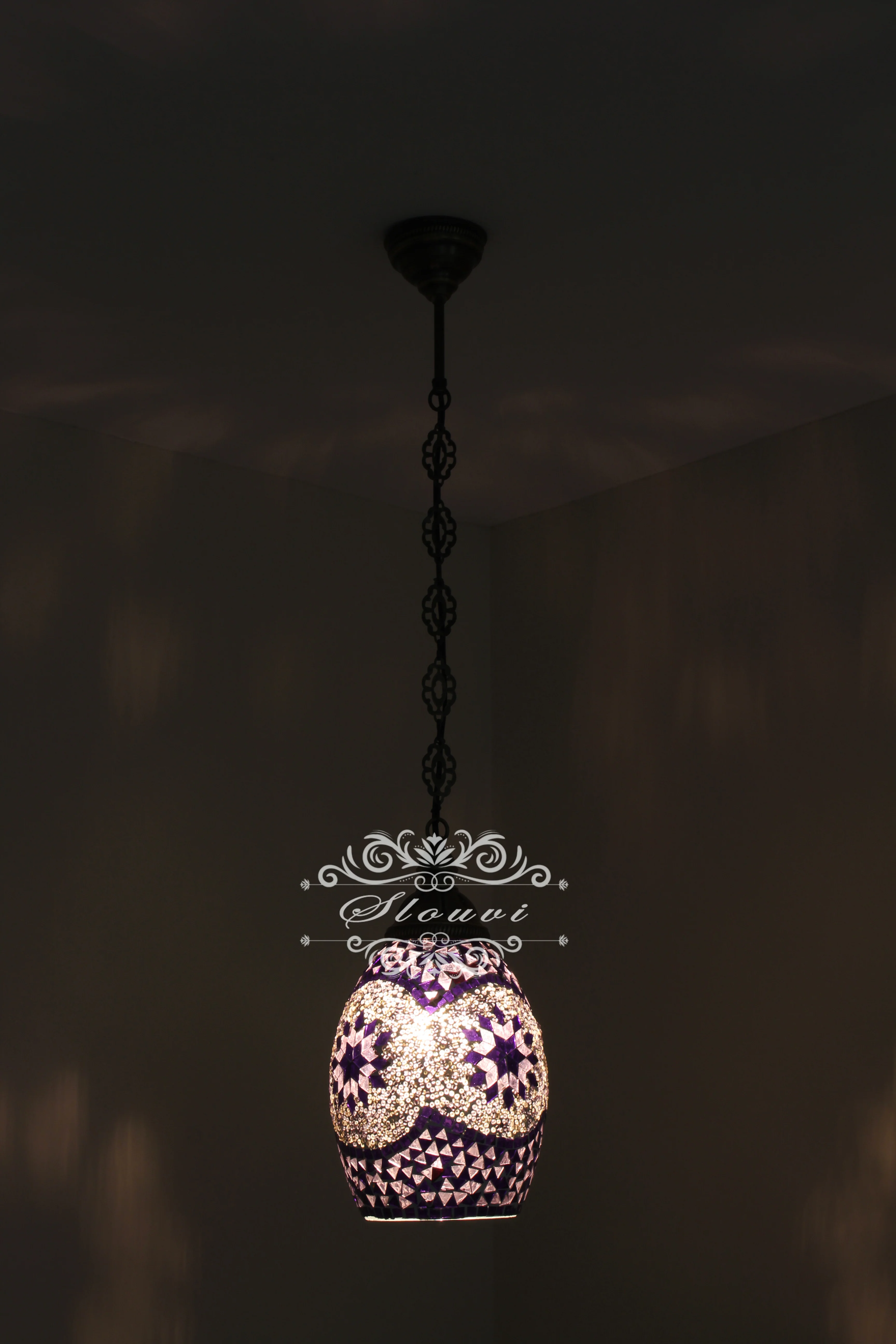 Turkish Mosaic Kitchen Island Pendant ID: KIP10334 - Image 4