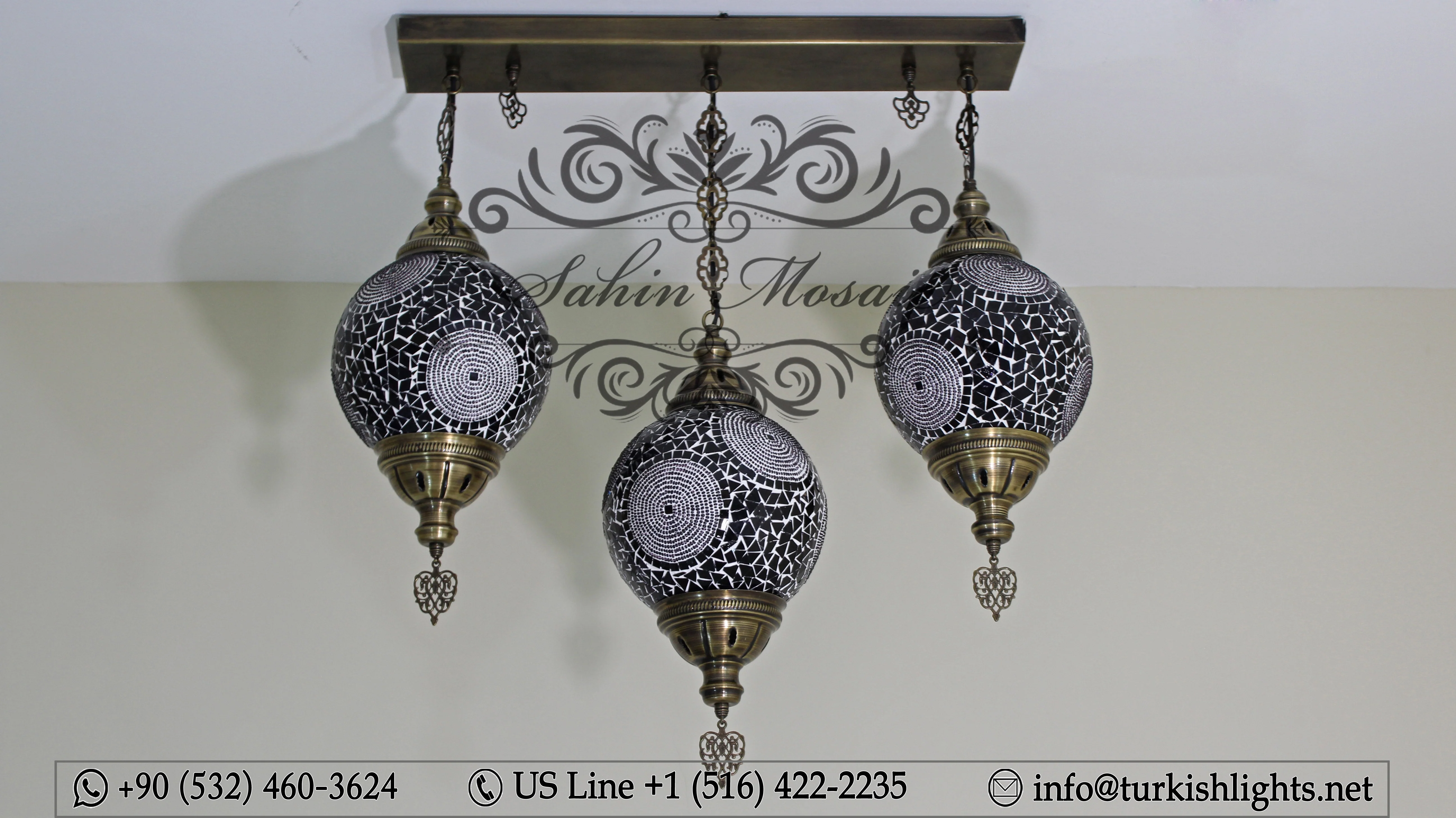 Kitchen Pendant With 3 (20 cm ) Ball Poruduct ID: 109 - Image 8