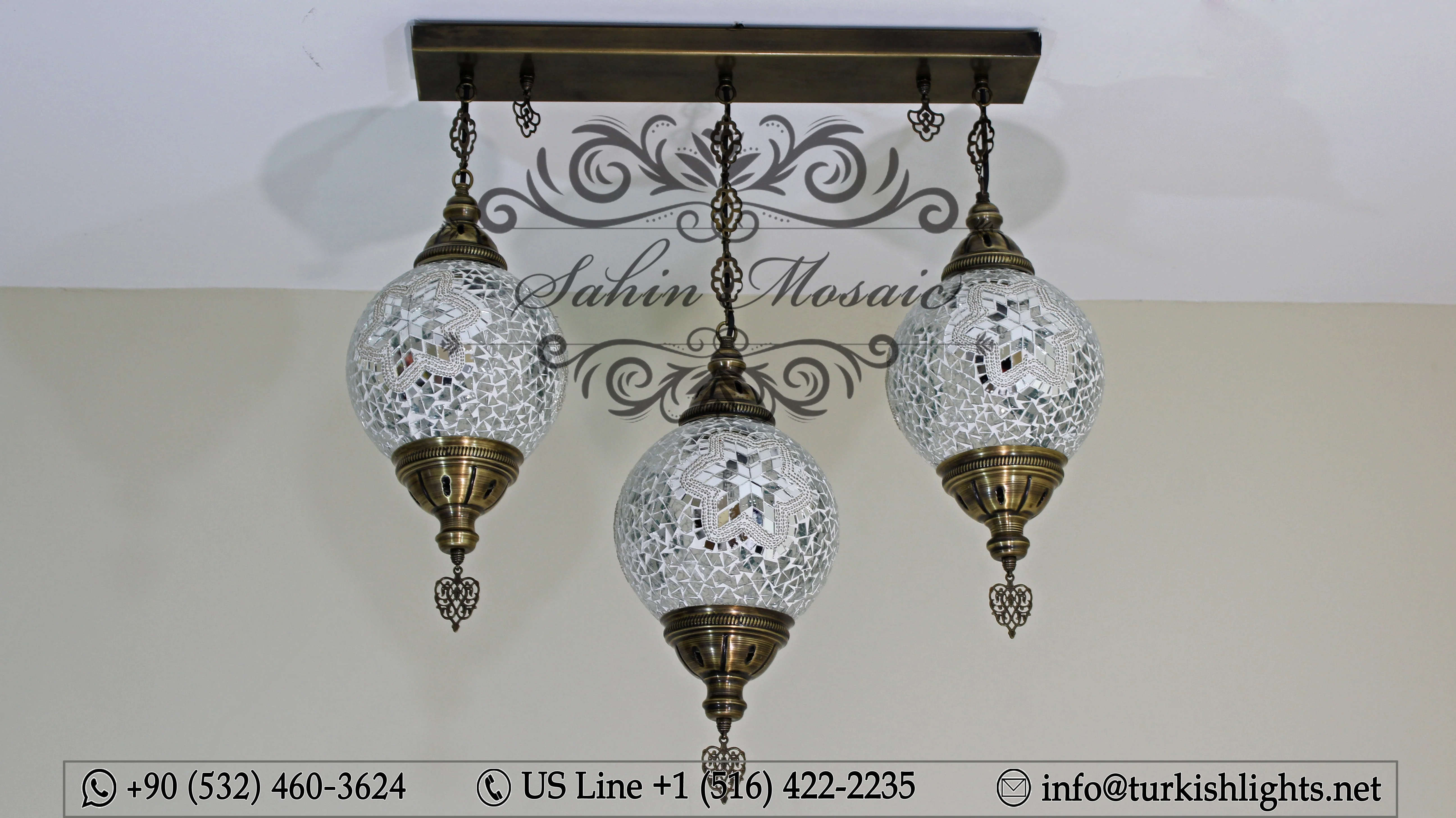 Kitchen Pendant With 3 (20 cm ) Ball Poruduct ID: 109 - Image 2
