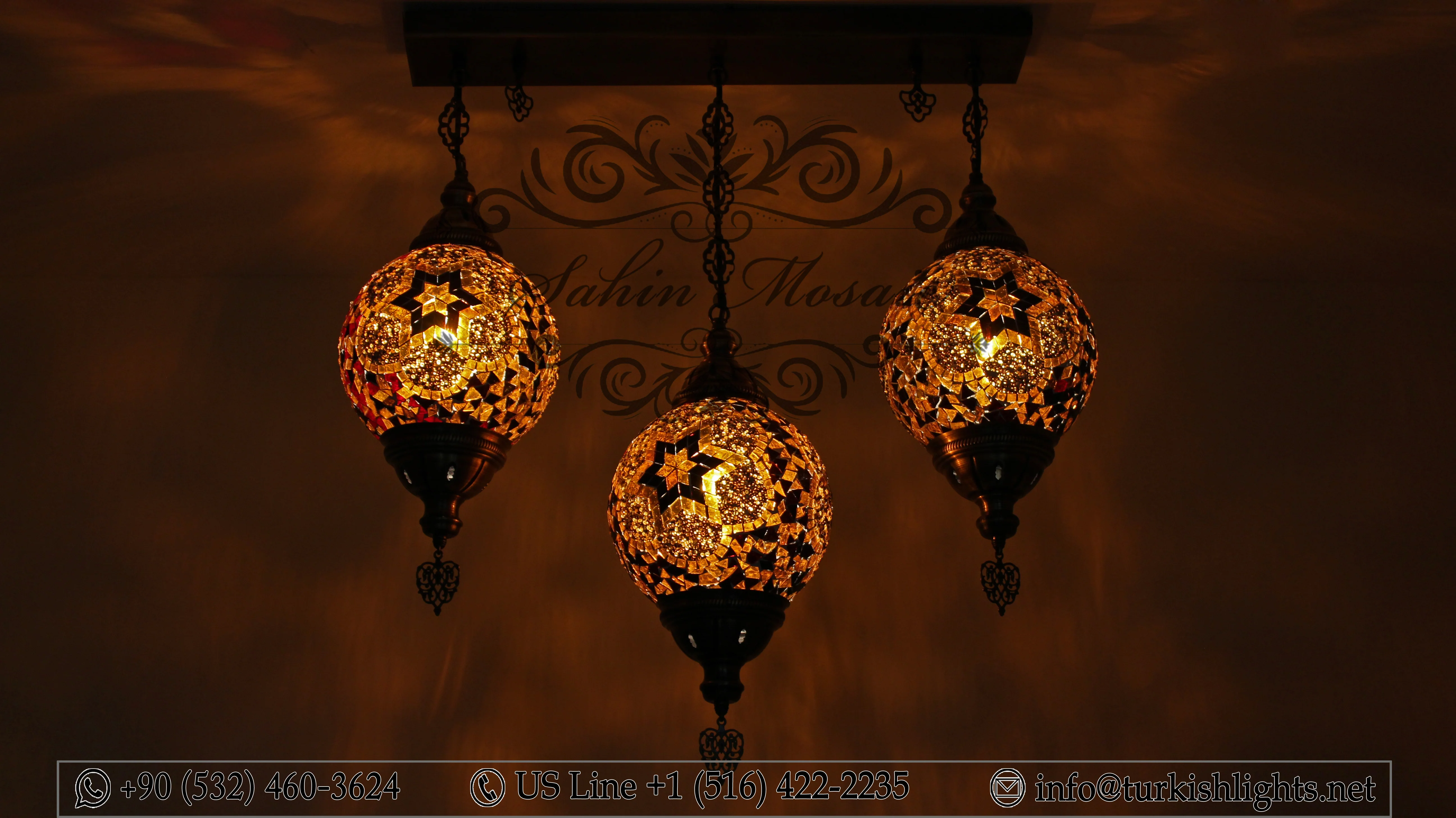 Kitchen Pendant With 3 (20 cm ) Ball Poruduct ID: 109