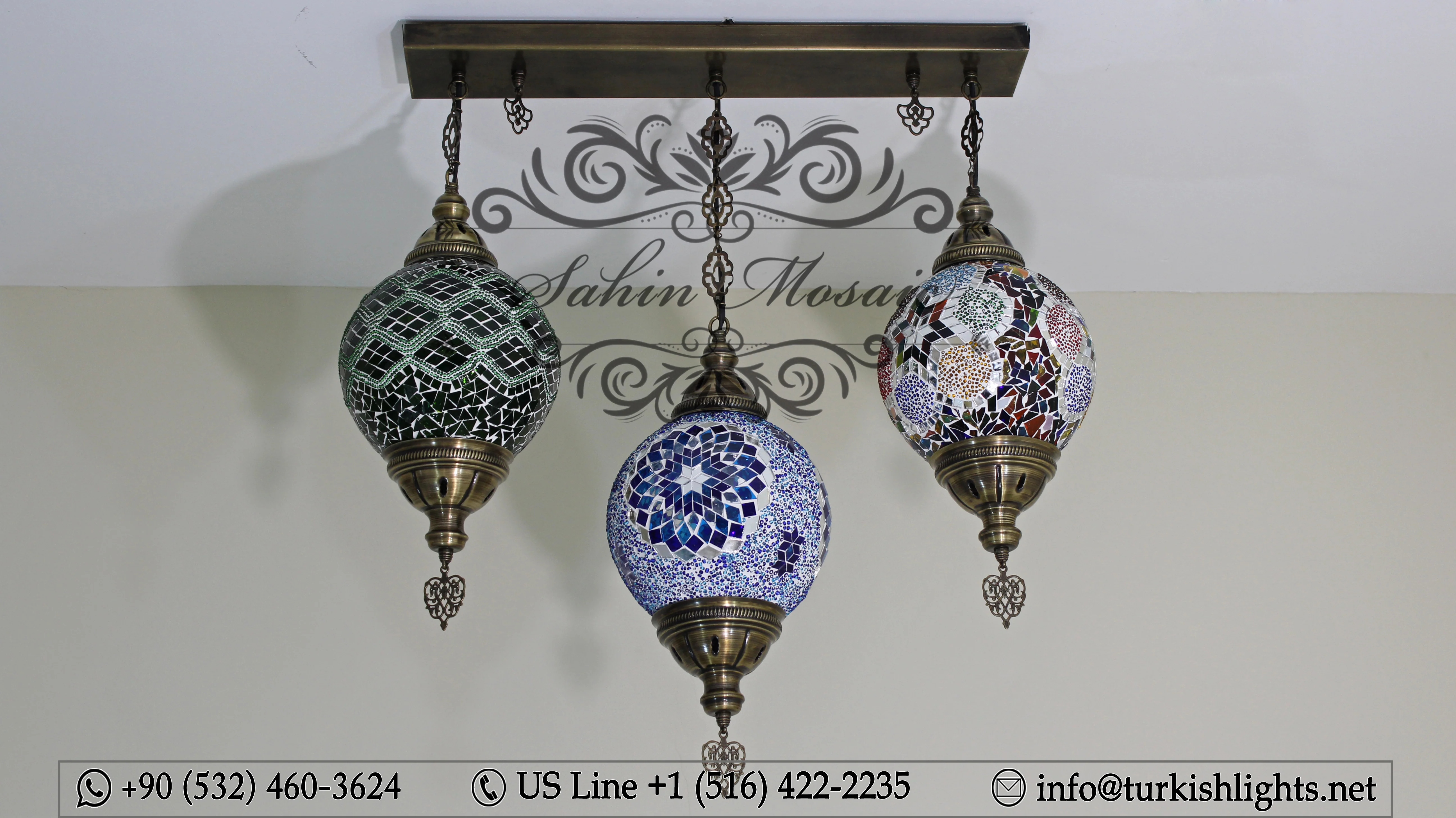 Kitchen Pendant With 3 (20 cm ) Ball Poruduct ID: 109 - Image 10