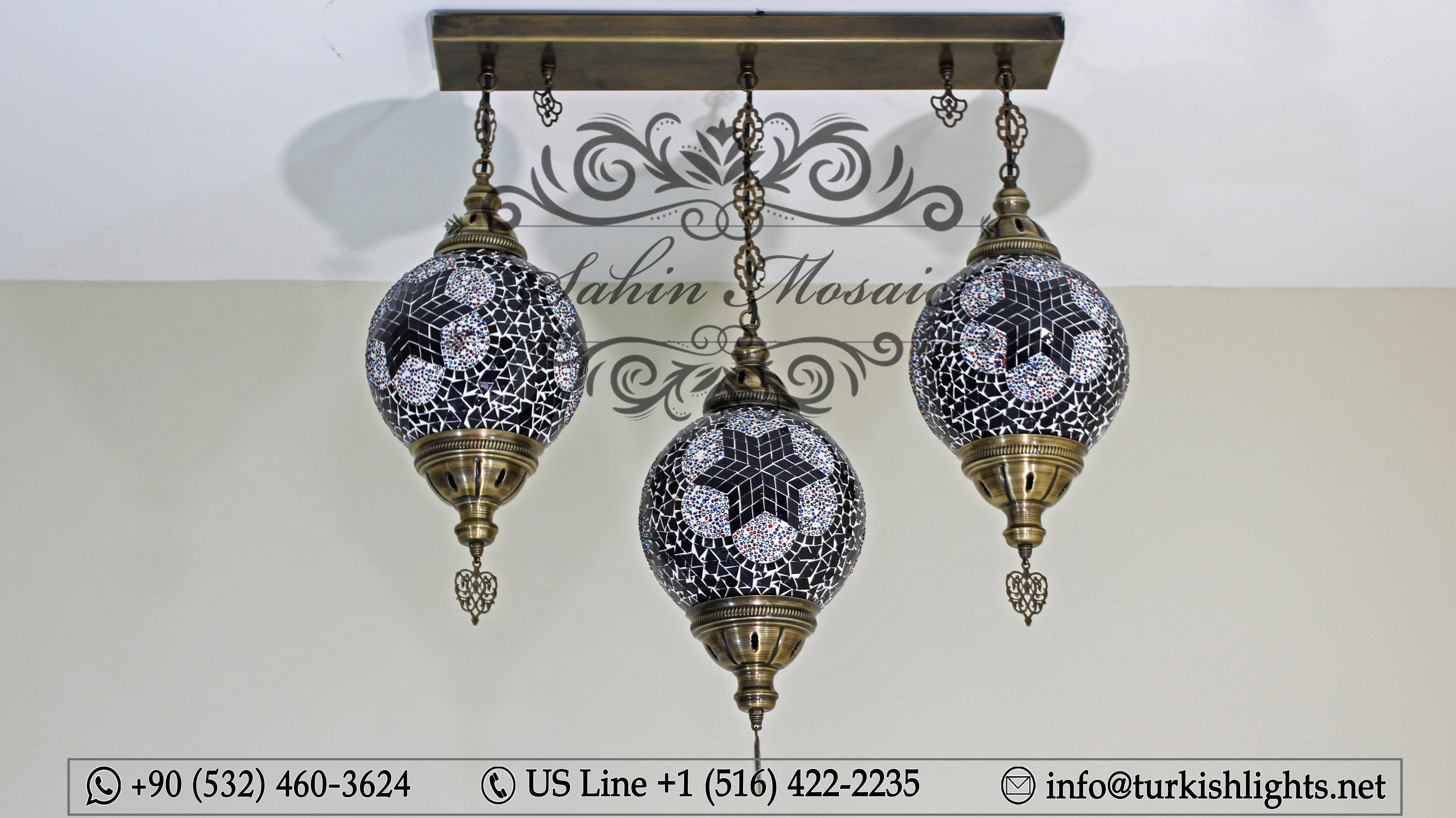 Kitchen Pendant With 3 (20 cm ) Ball Poruduct ID: 109 - Image 2