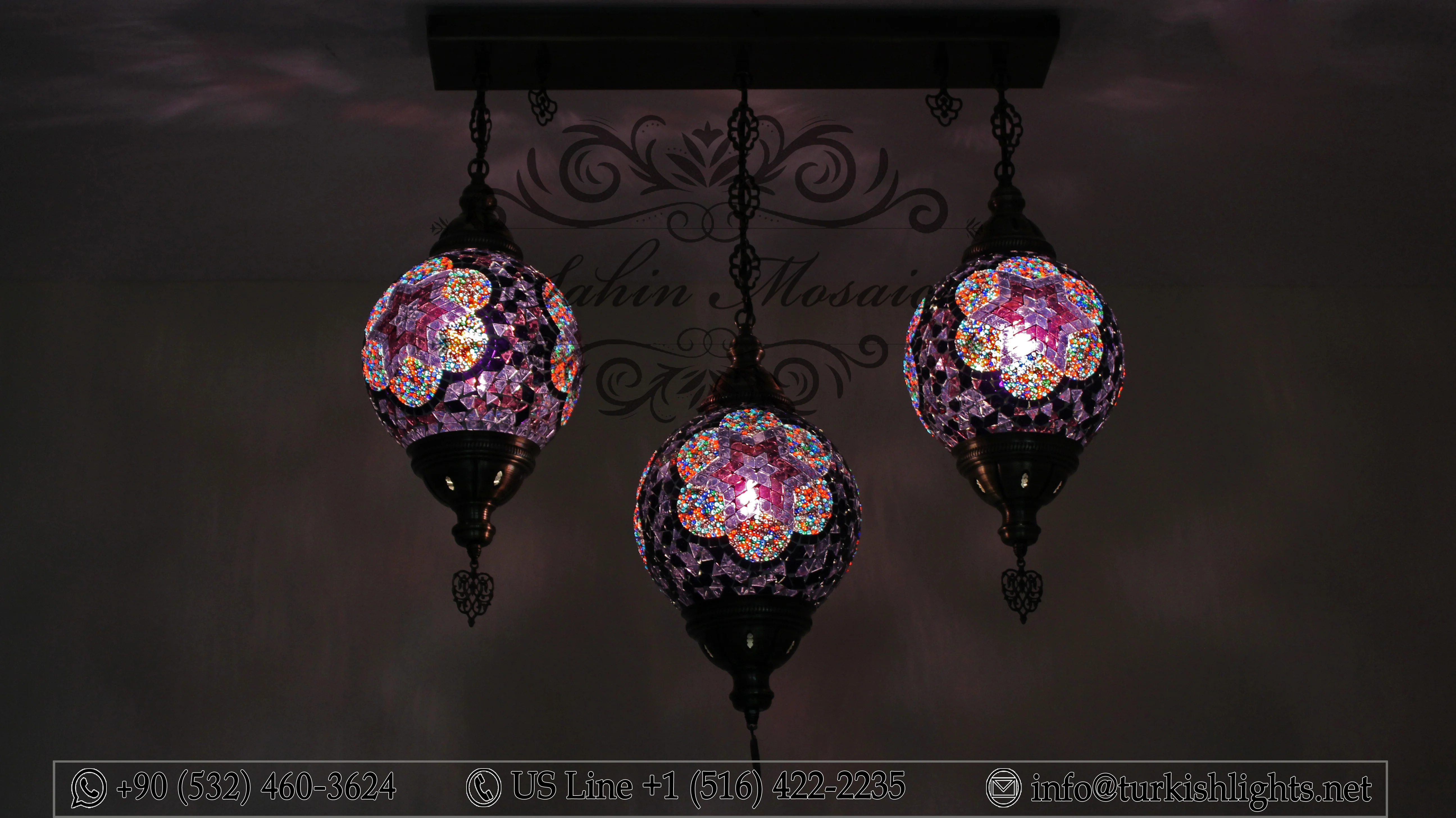 Kitchen Pendant With 3 (20 cm ) Ball Poruduct ID: 109 - Image 3