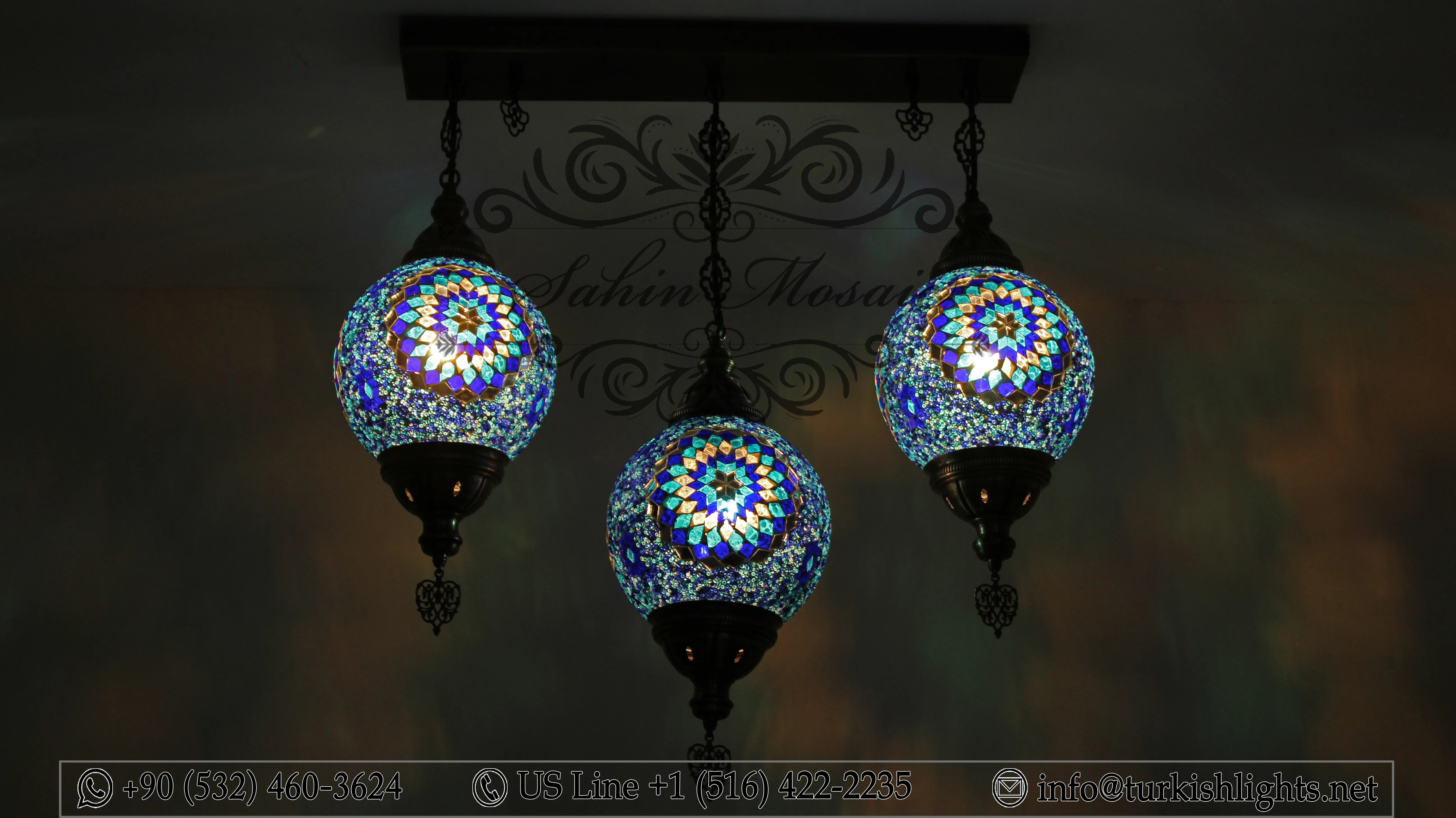 Kitchen Pendant With 3 (20 cm ) Ball Poruduct ID: 109 - Image 5