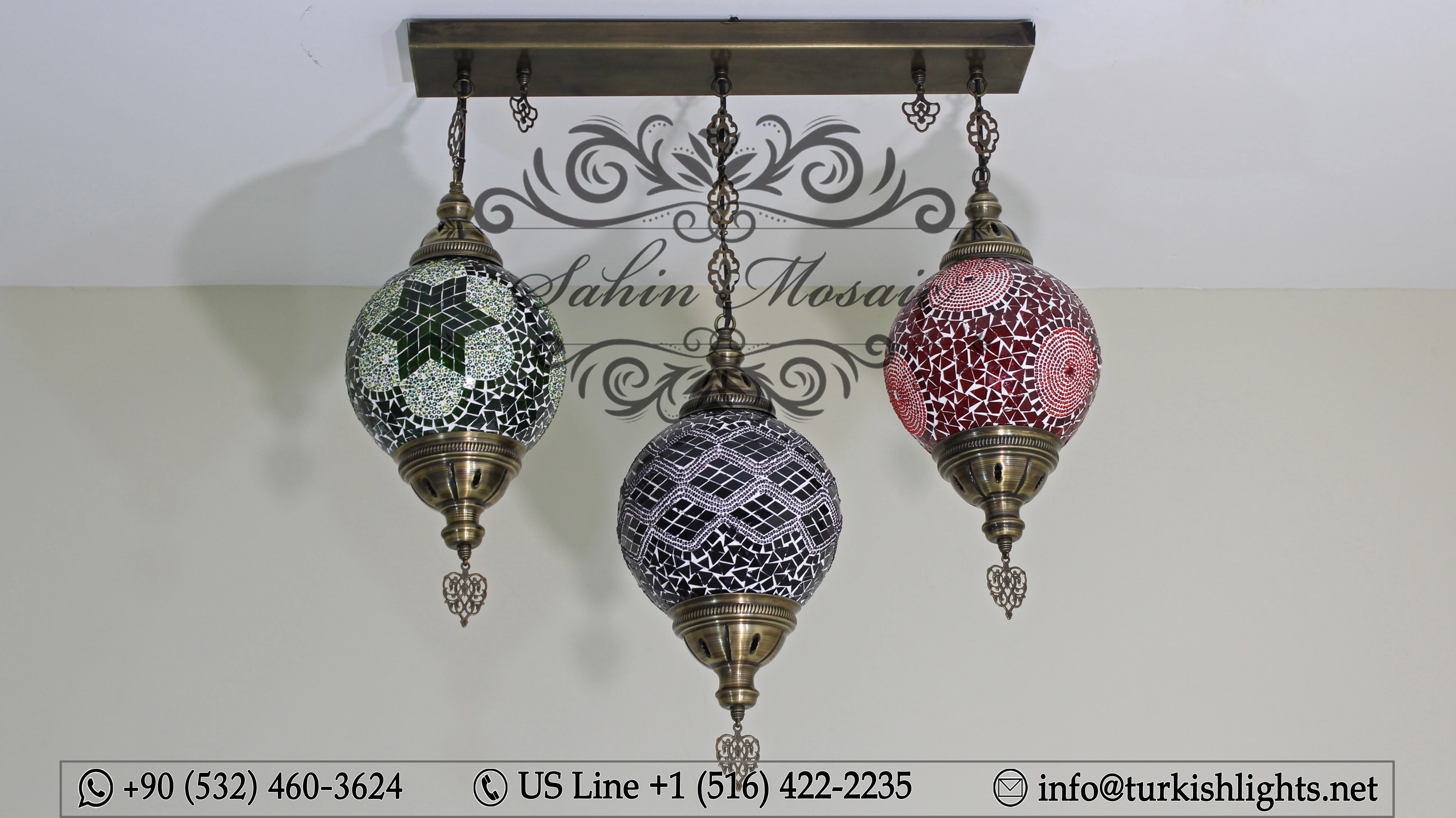 Kitchen Pendant With 3 (20 cm ) Ball Poruduct ID: 109 - Image 8