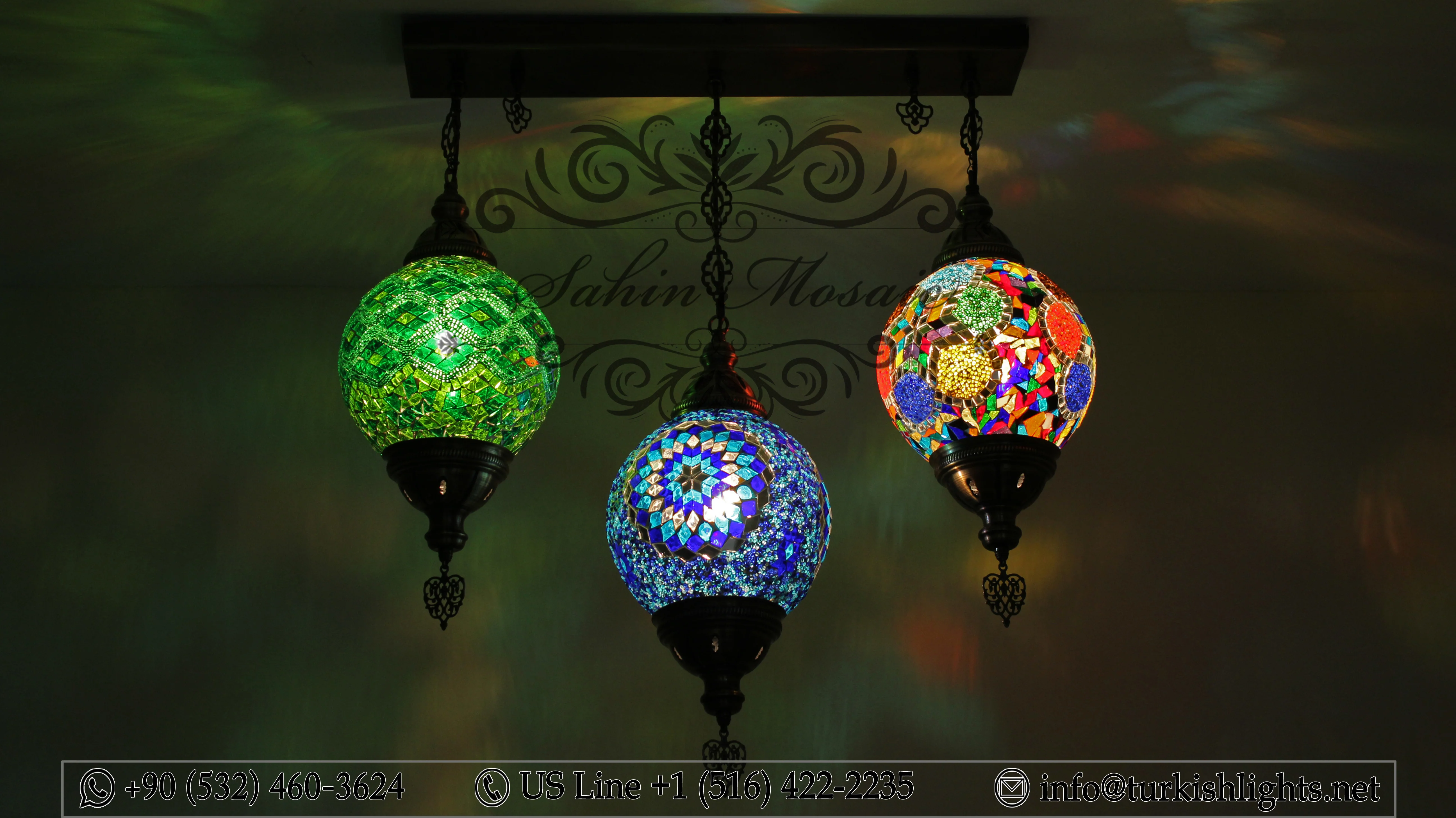 Kitchen Pendant With 3 (20 cm ) Ball Poruduct ID: 109 - Image 9