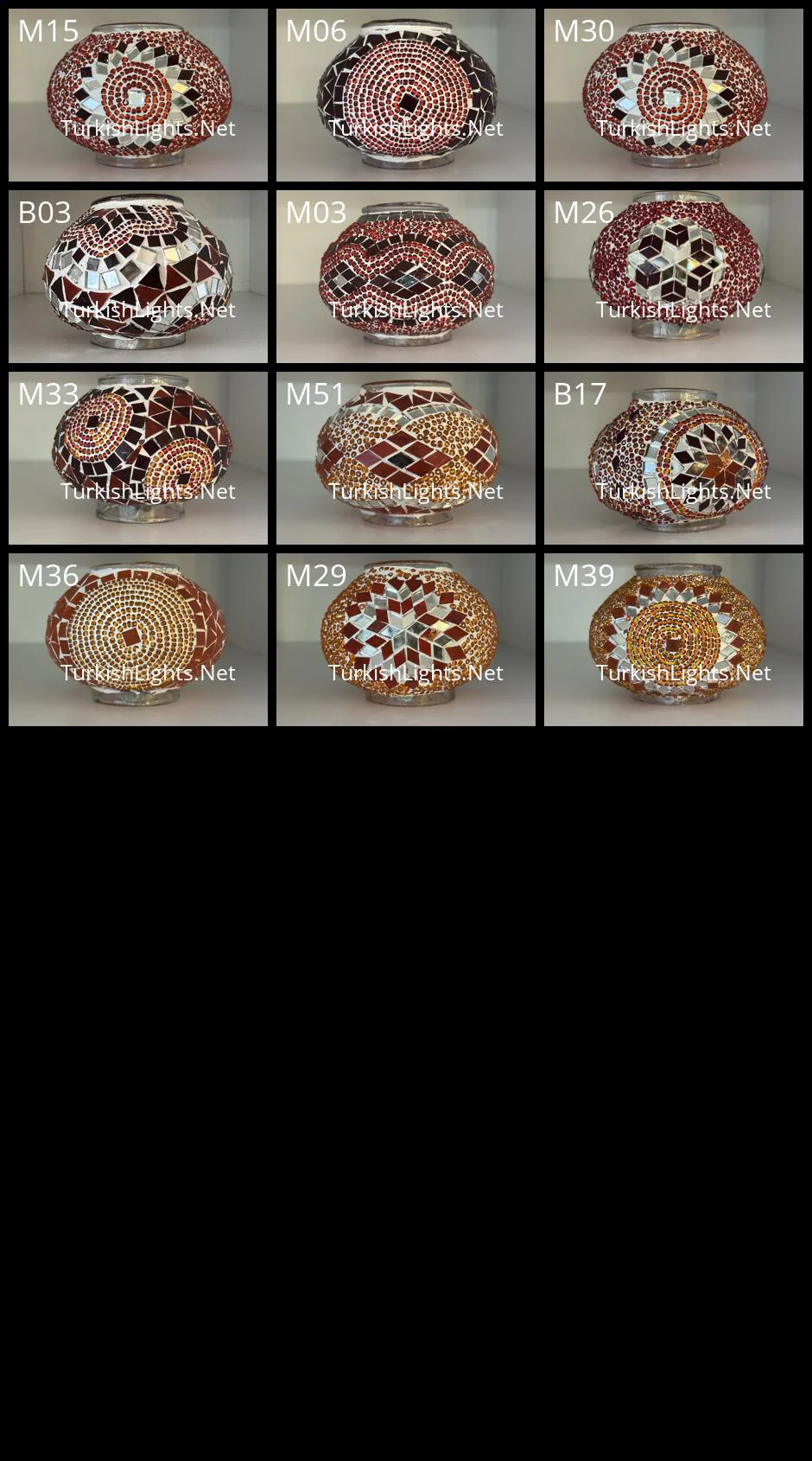 Medium Size Turkish Mosaic Replacement Globes for Chandeliers, Floor Lamps & Table Lamps (No. 2) - Image 12