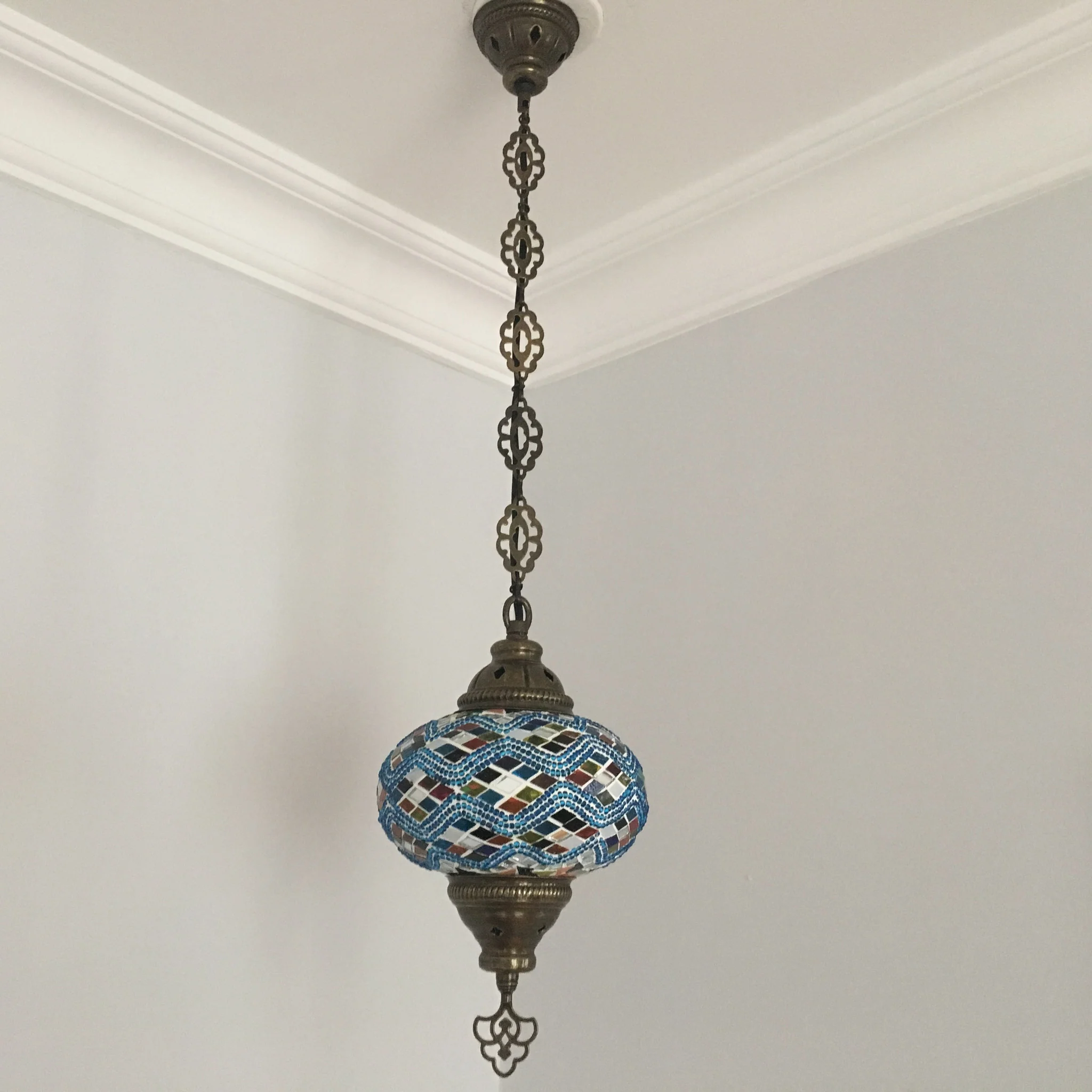 Turkish Mosaic Hanging Pendant Large Globe ID: PL01 - Image 3
