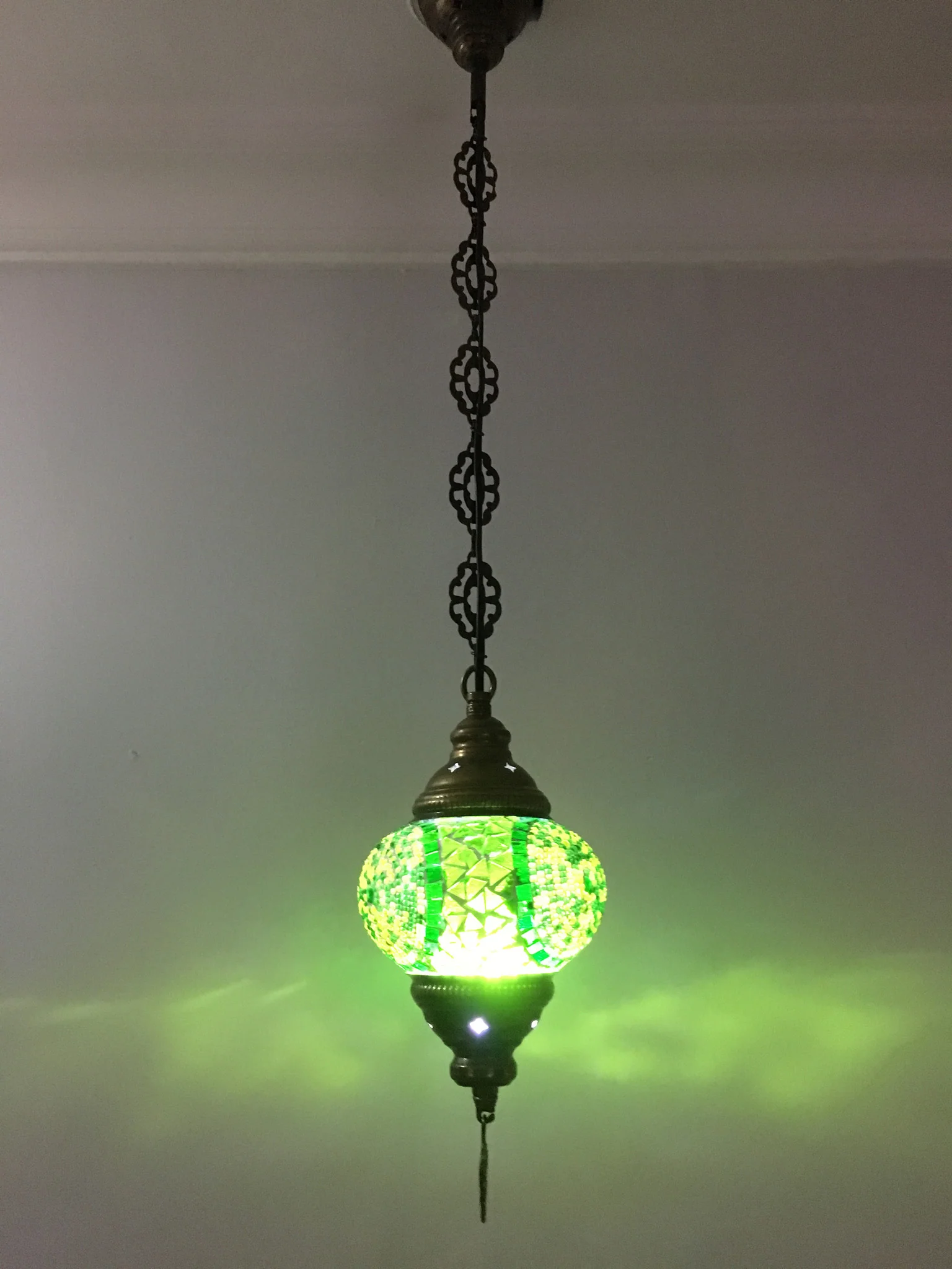 Turkish Mosaic Hanging Pendant Medium Globe ID: PM01 - Image 3