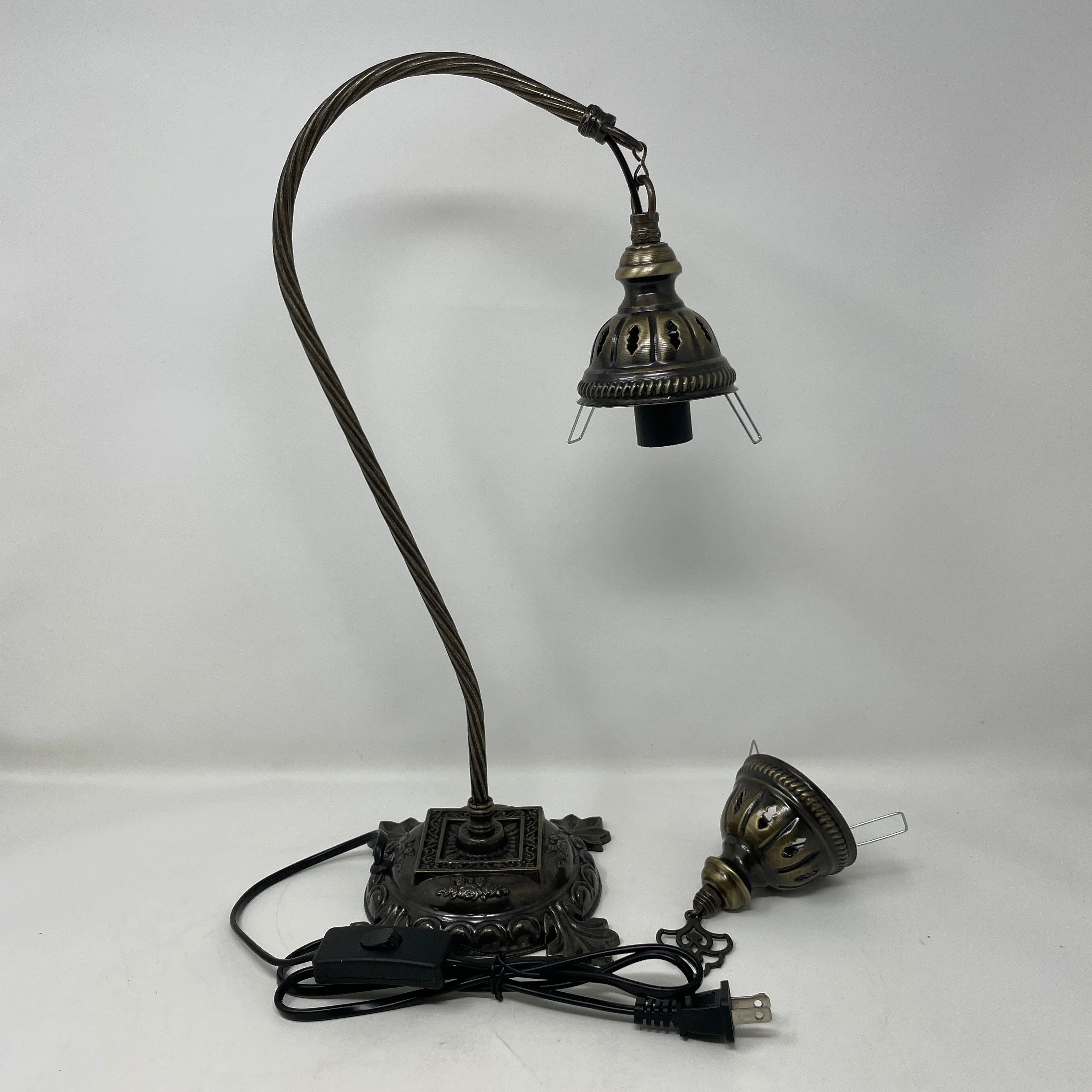 Turkish Mosaic Table Lamp Fixtures | Compatible with Medium & Large Globes - Image 5