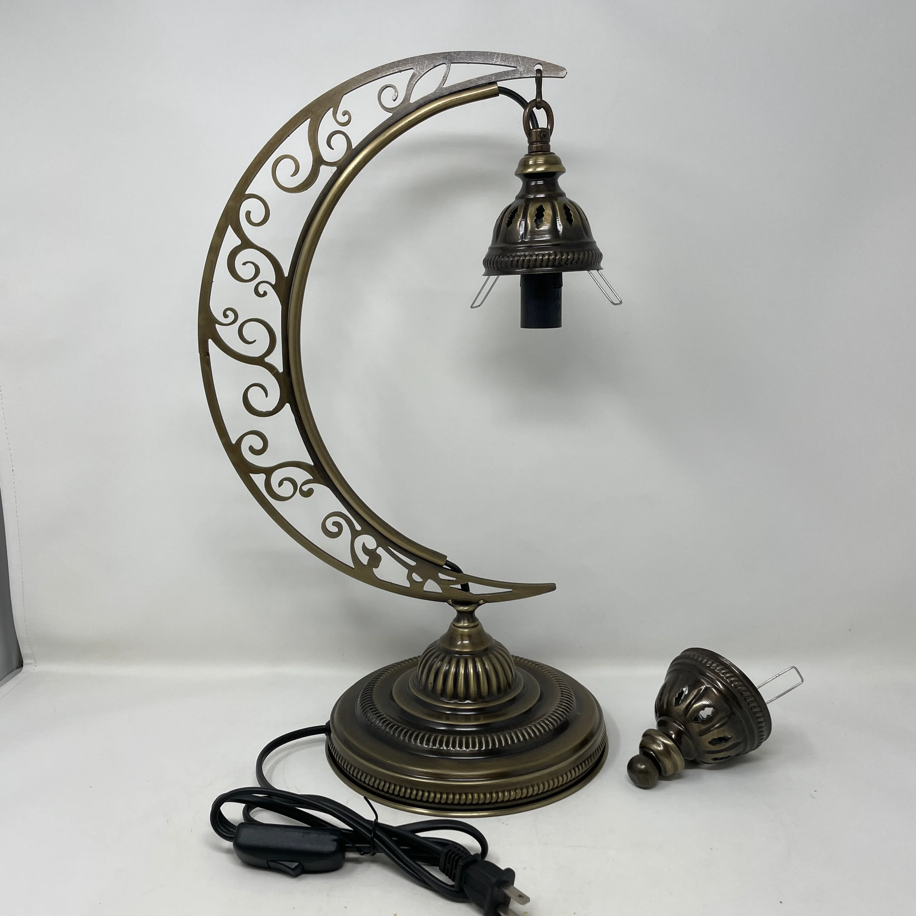 Turkish Mosaic Table Lamp Fixtures | Compatible with Medium & Large Globes - Image 7
