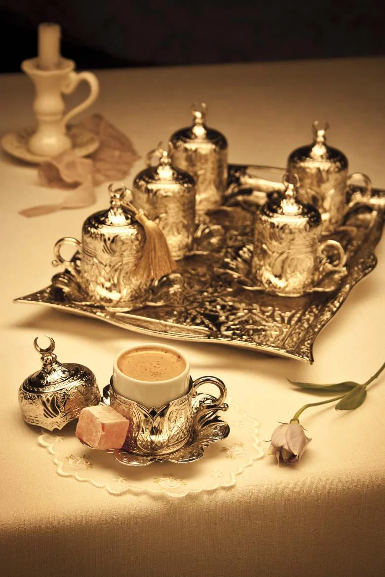Melidia TURKISH GREEK ARABIC COFFE EXPRESSO SET FOR 6