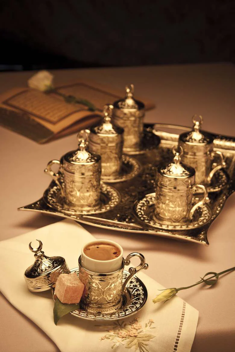 Melidia TURKISH GREEK ARABIC COFFE EXPRESSO SET FOR 6