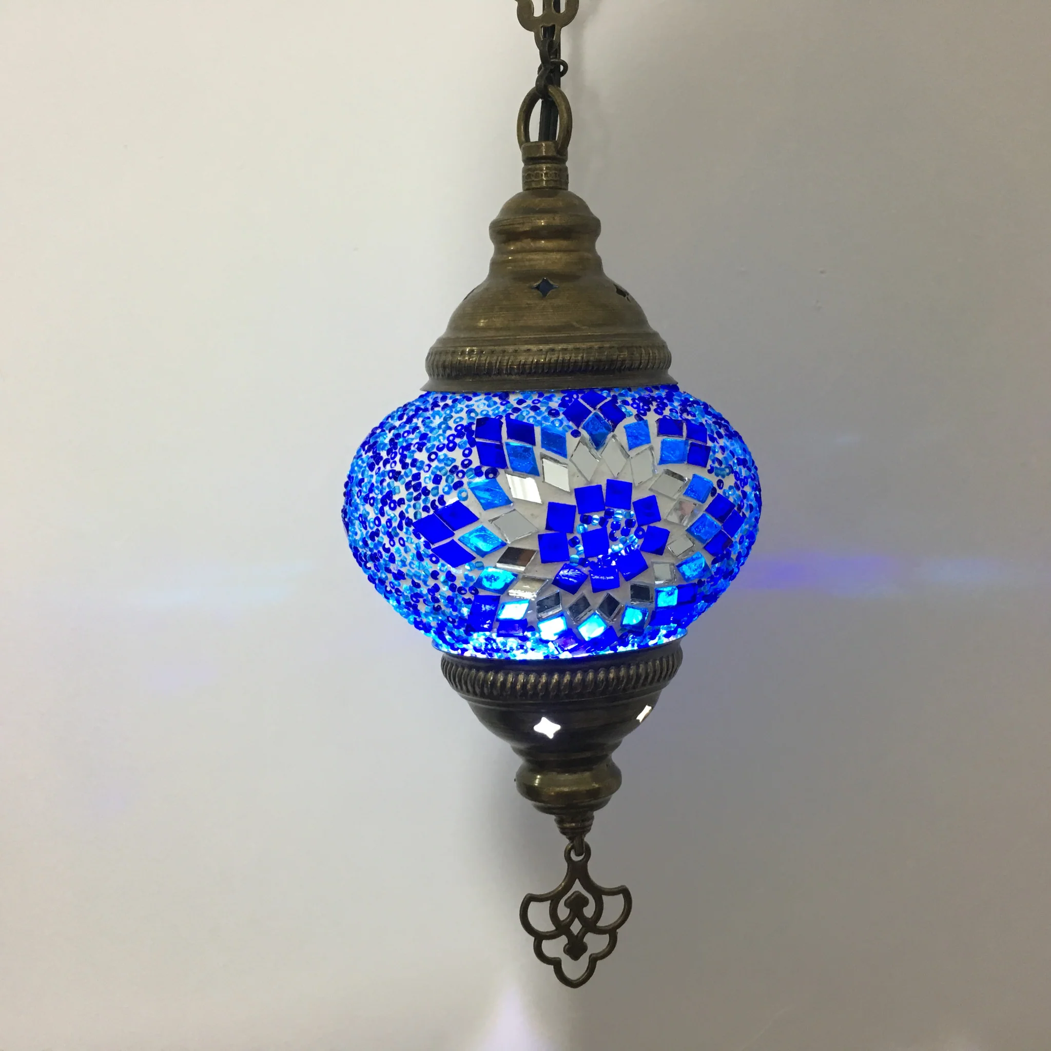 Turkish Handmade Mosaic  Hanging Lamp - Image 3