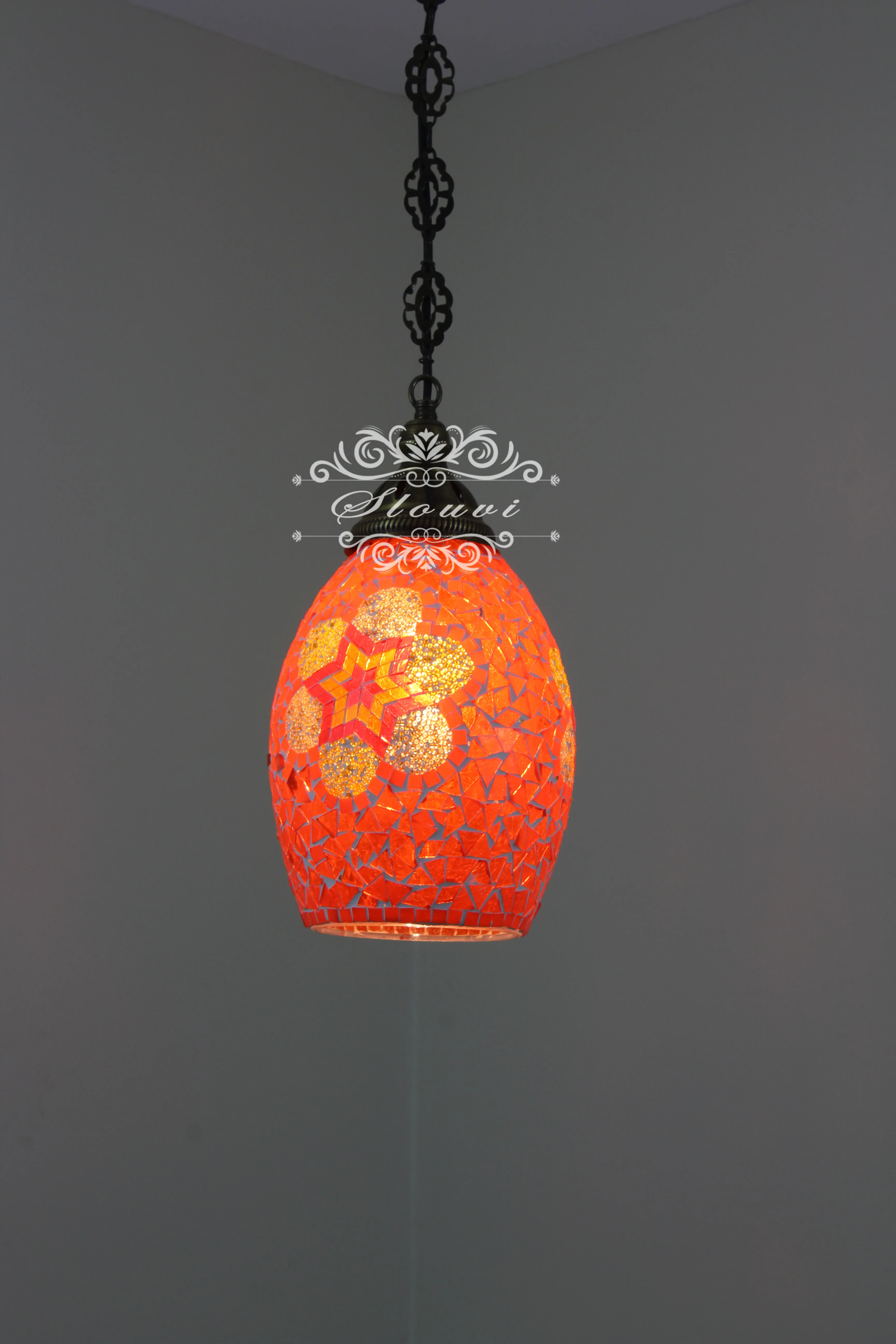 Turkish Handmade Mosaic Hanging Pendant - Kitchen Island Pendant