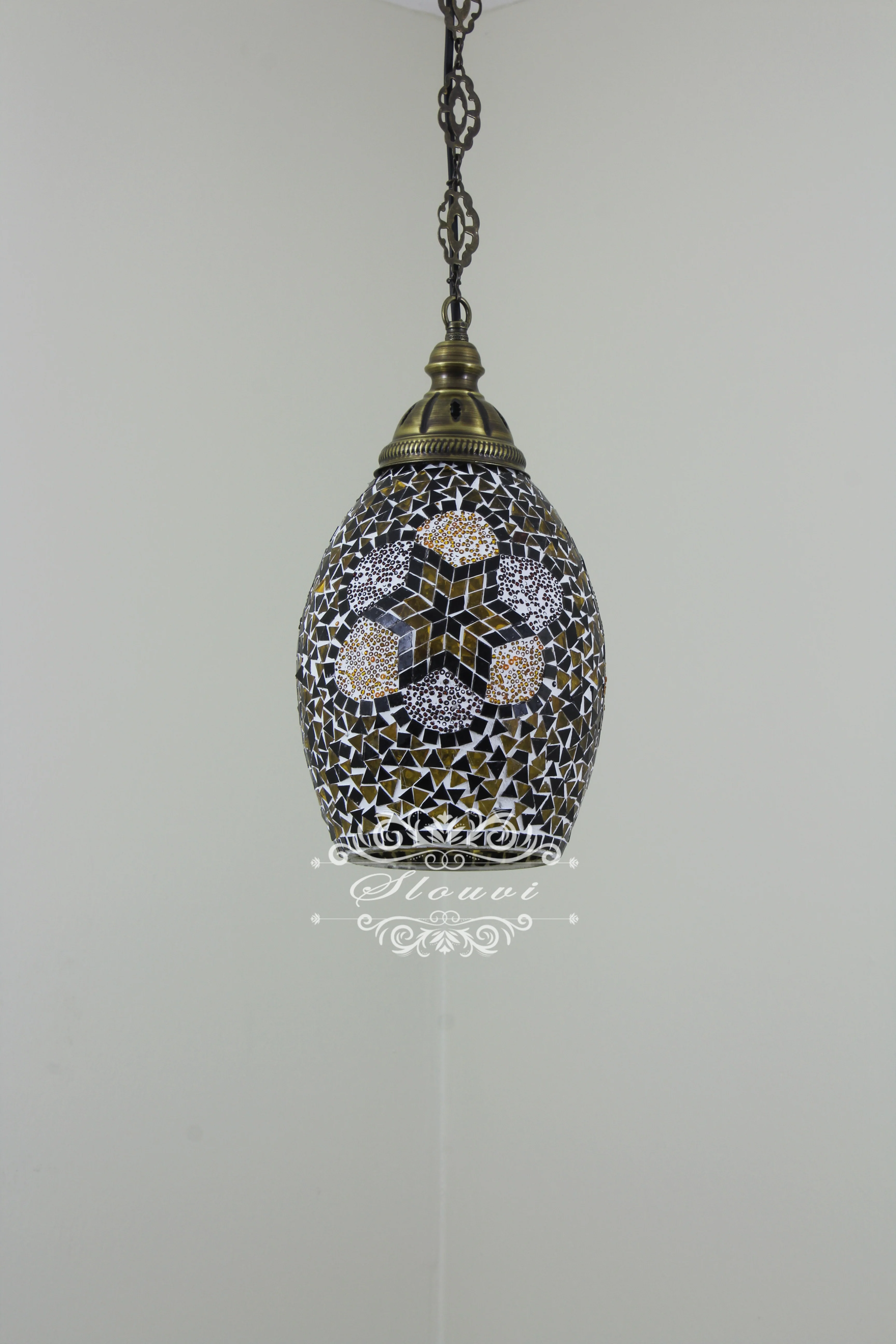 Turkish Handmade Mosaic Hanging Pendant - Kitchen Island Pendant - Image 7