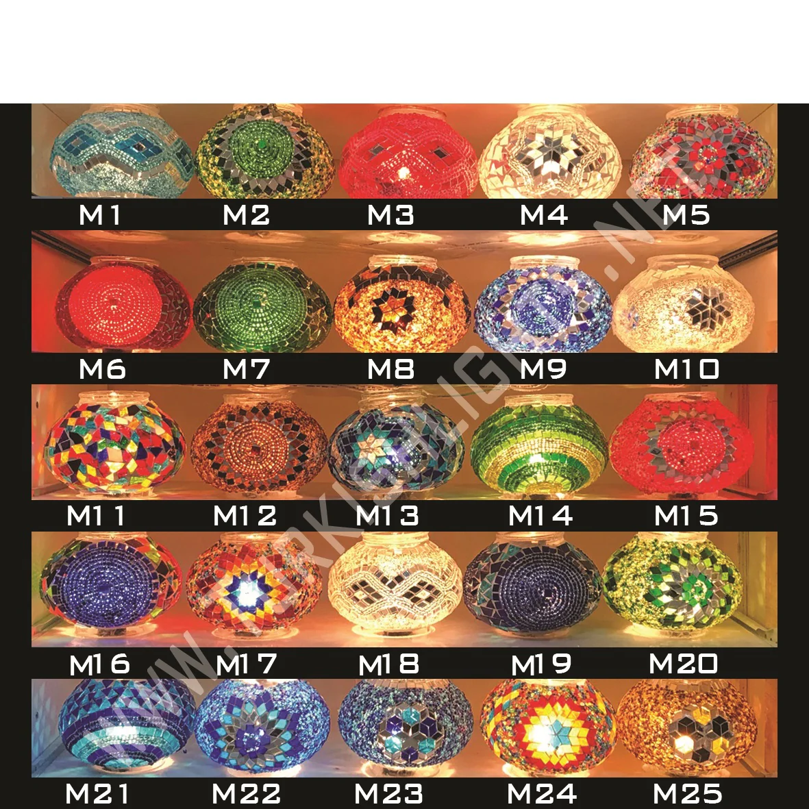 Turkish Mosaic Chandelier 21 Medium Globes with Remote ID: LZ21M-3 - Image 6